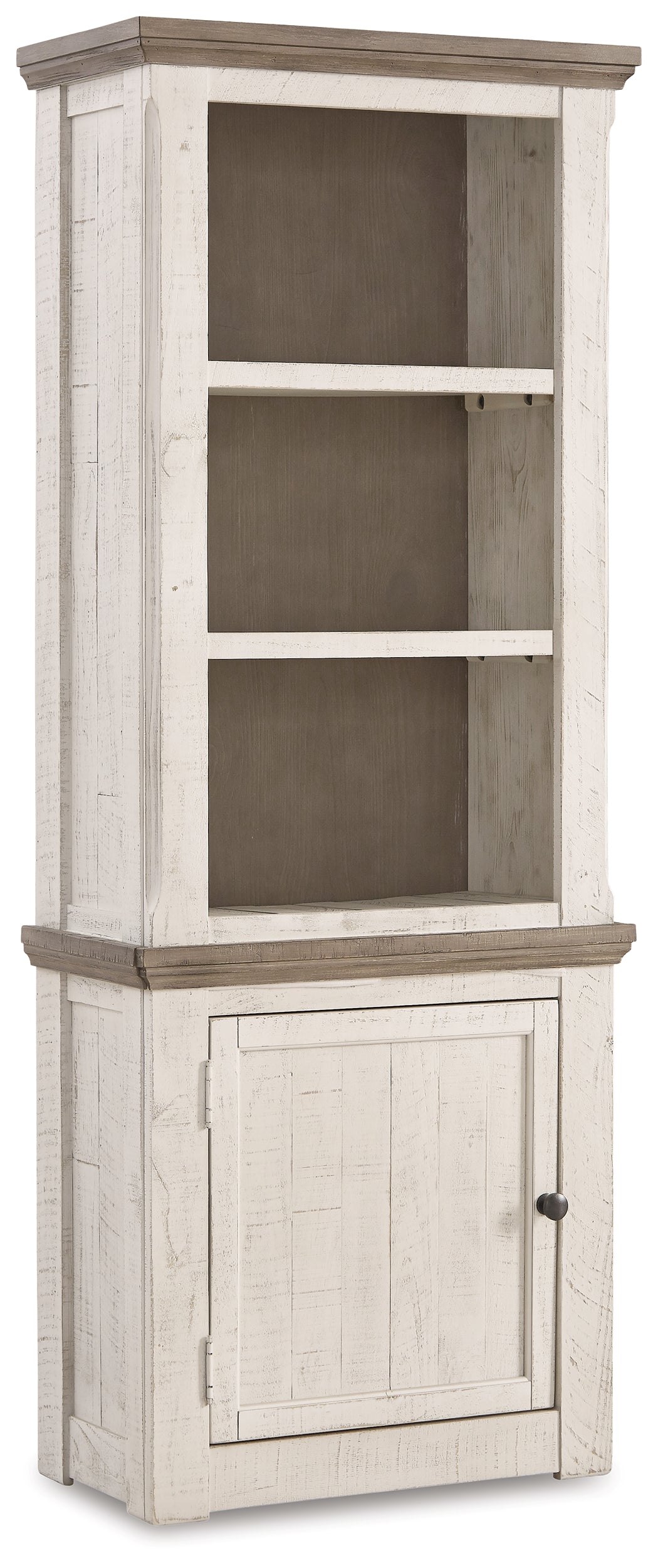 Elite Furniture Outlet - Ashley Furniture - Havalance Left Pier Cabinet - Left Pier Cabinet / Two-tone - W814-33