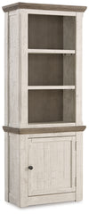 Elite Furniture Outlet - Ashley Furniture - Havalance Right Pier Cabinet - Right Pier Cabinet / Two-tone - W814-34