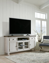 Elite Furniture Outlet - Ashley Furniture - Havalance TV Stand - TV Stand / Two-tone - W814-68