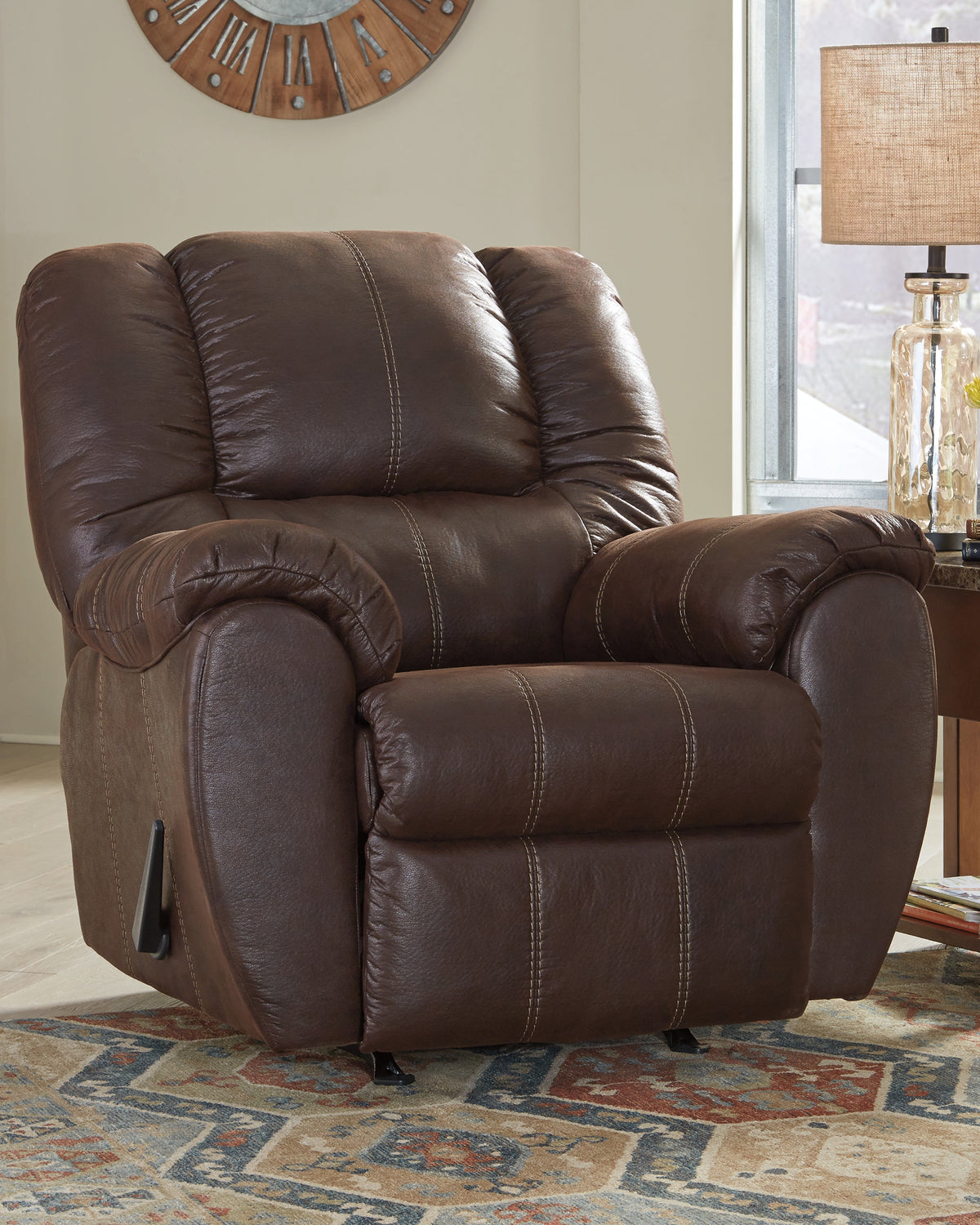 Elite Furniture Outlet - Ashley Furniture - McGann Living Room - Rocker Recliner / Saddle - 1030225