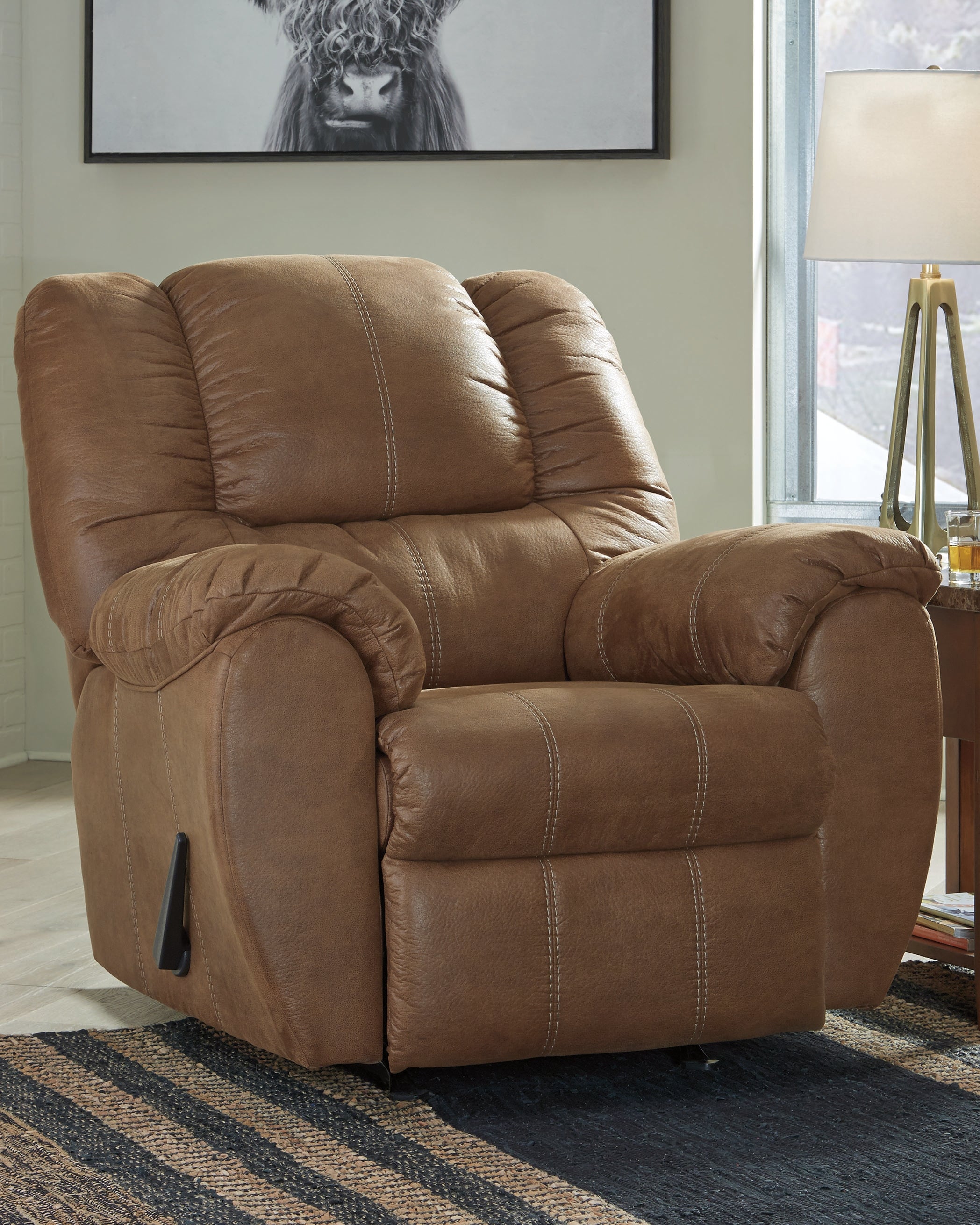 Elite Furniture Outlet - Ashley Furniture - McGann Living Room - Rocker Recliner / Saddle - 1030225