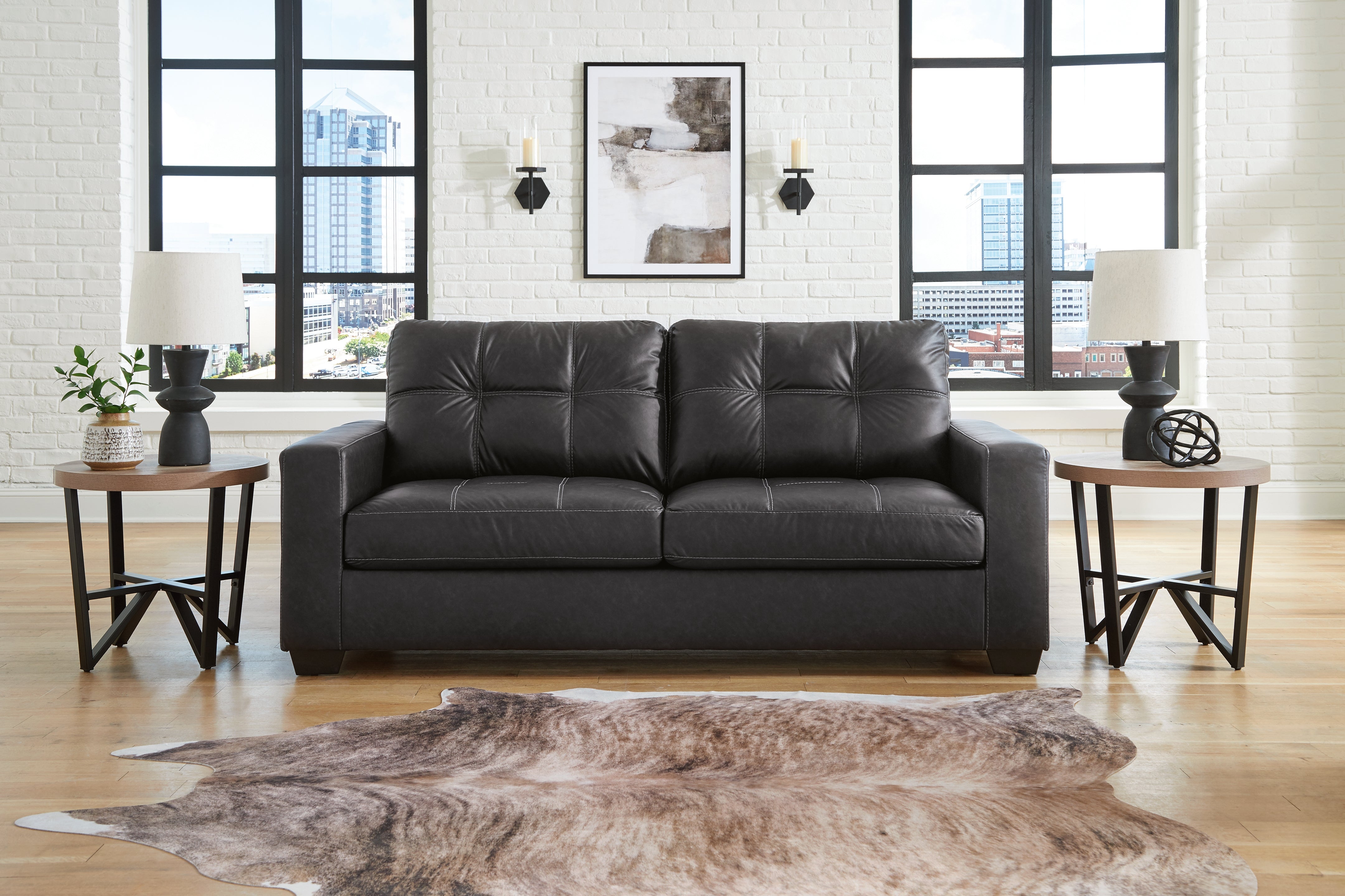 Elite Furniture Outlet - Ashley Furniture - Barlin Mills Living Room - Sofa / Carbon - 1700438