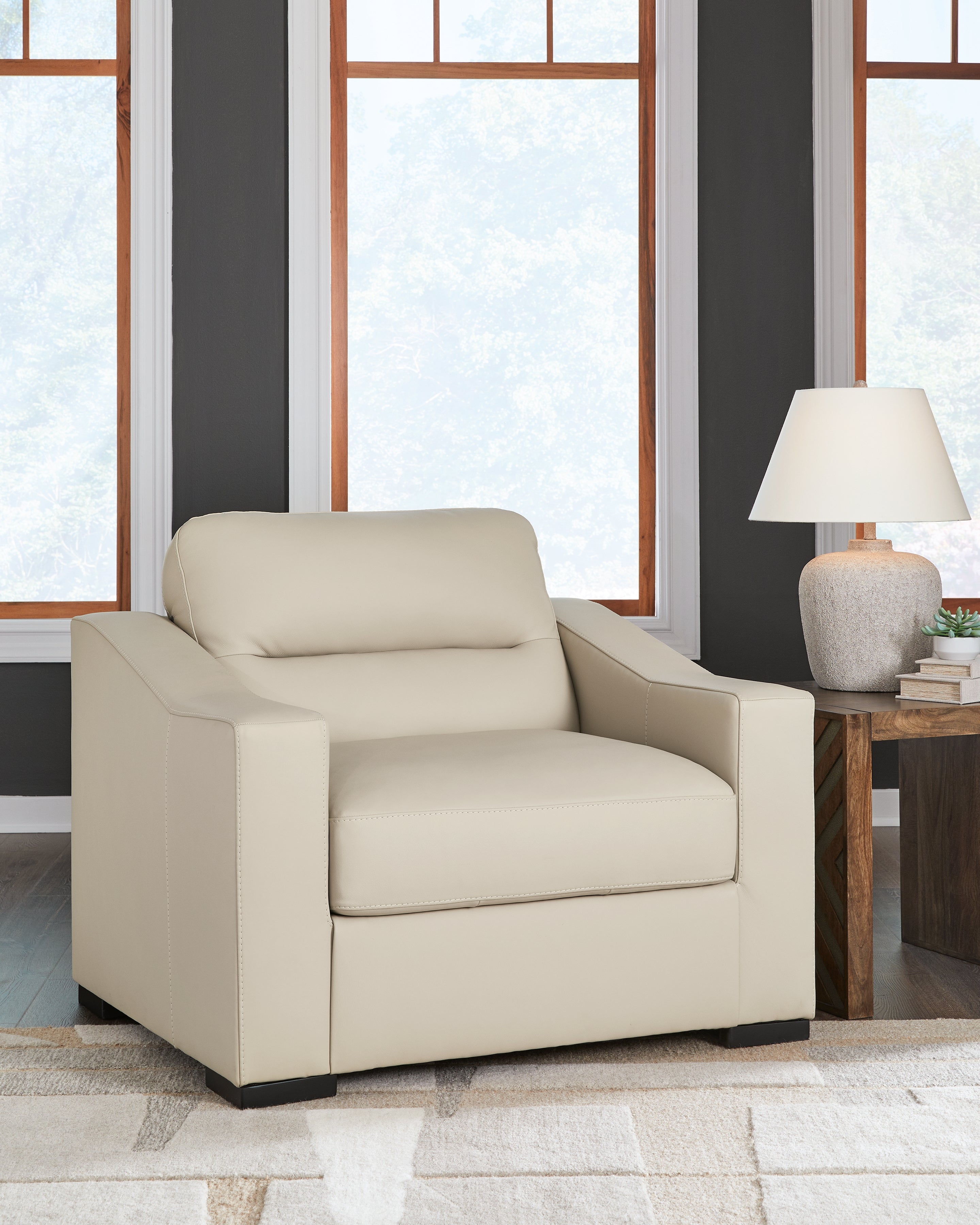 Elite Furniture Outlet - Ashley Furniture - Treasure Trove Living Room - Chair and a Half / Almond - 1930423
