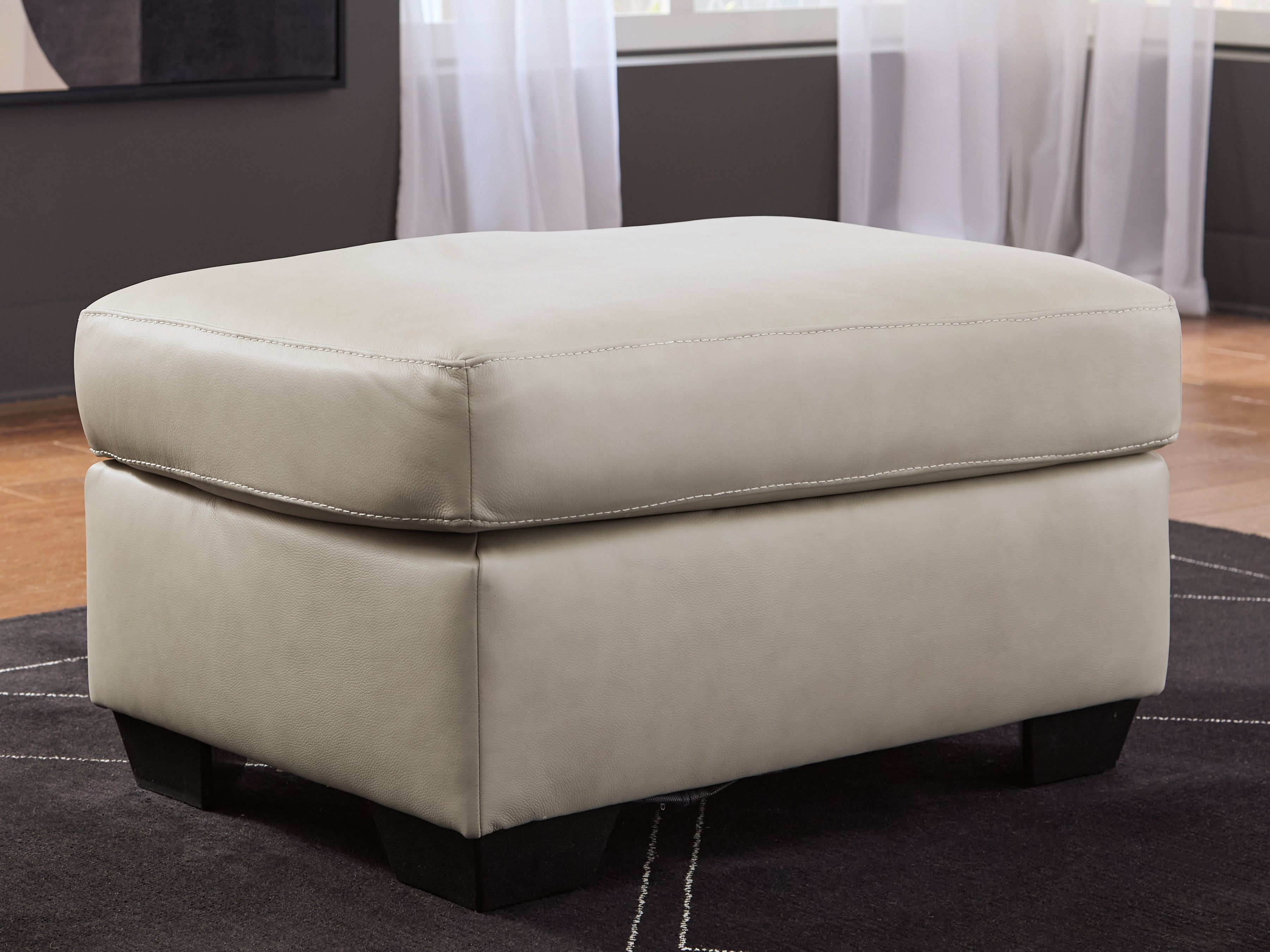 Elite Furniture Outlet - Ashley Furniture - Santorine Living Room - Ottoman / Bone - 2170814