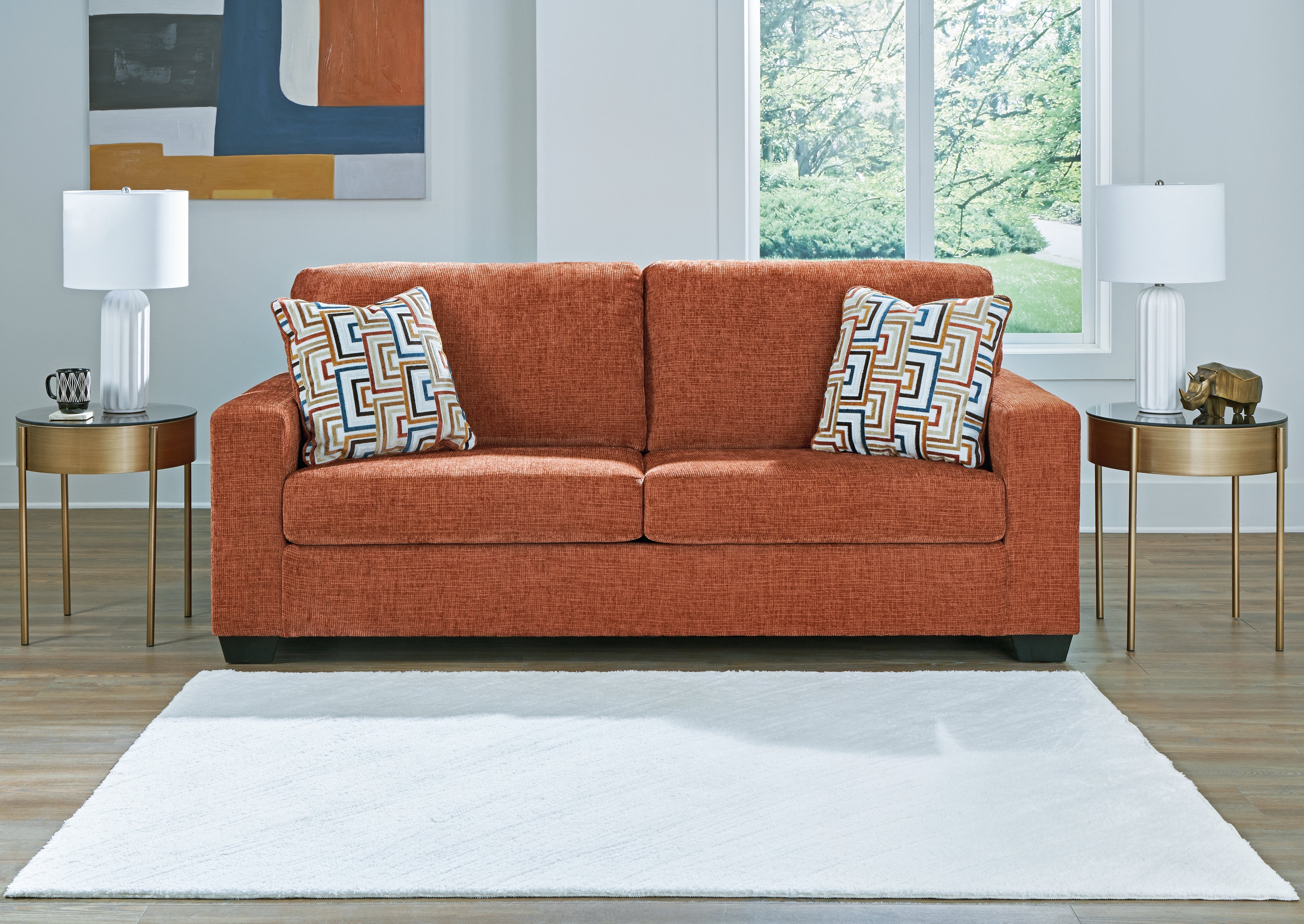 Elite Furniture Outlet - Ashley Furniture - Aviemore Living Room - Sofa / Spice - 2430438