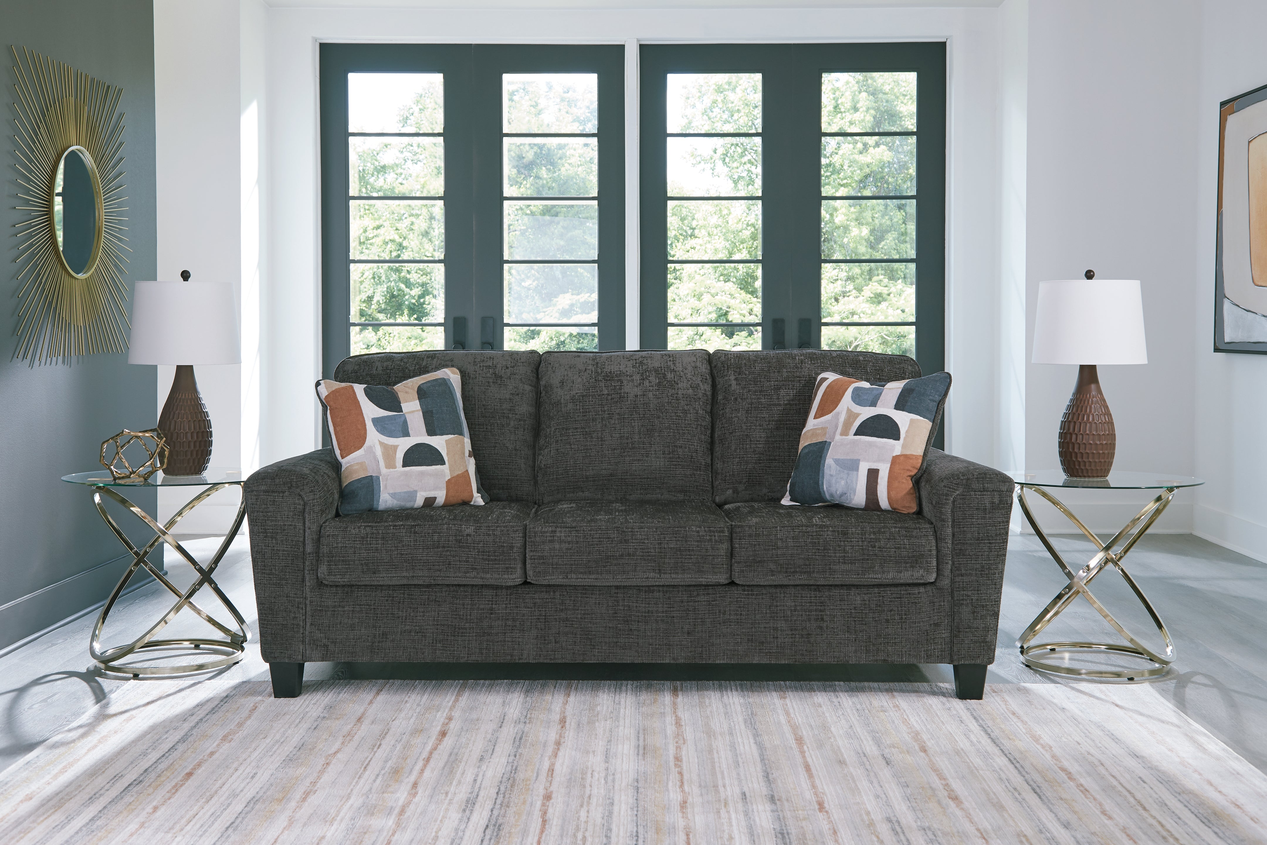 Elite Furniture Outlet - Ashley Furniture - Erinslane Living Room - Sofa / Dusk - 2520638