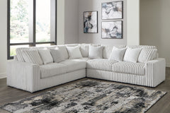 Elite Furniture Outlet - Ashley Furniture - Stupendous Sectional - LAF 3-Piece Sectional / Alloy - 25903S1