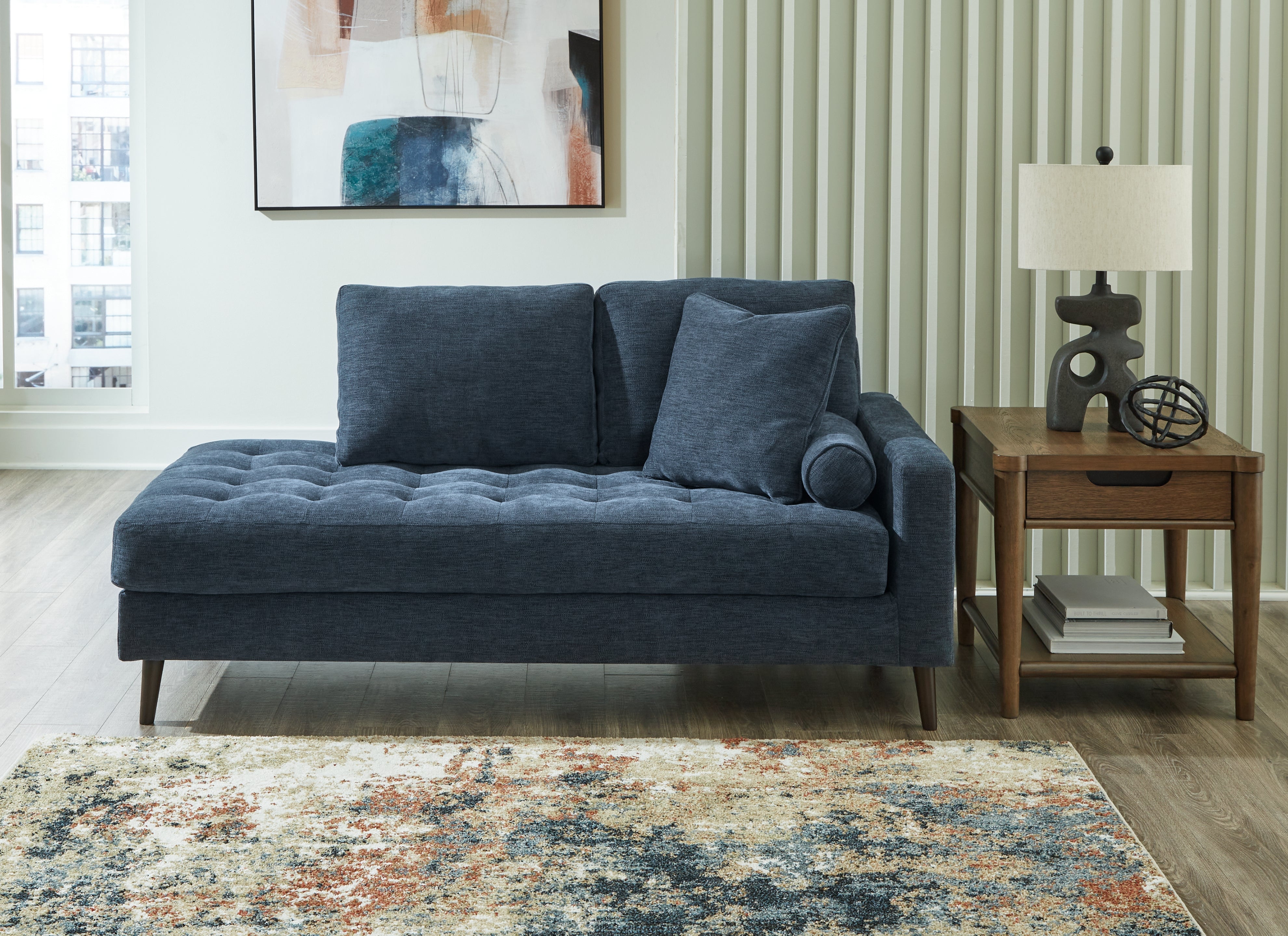 Elite Furniture Outlet - Ashley Furniture - Bixler Living Room - RAF Corner Chaise / Olive - 2610717