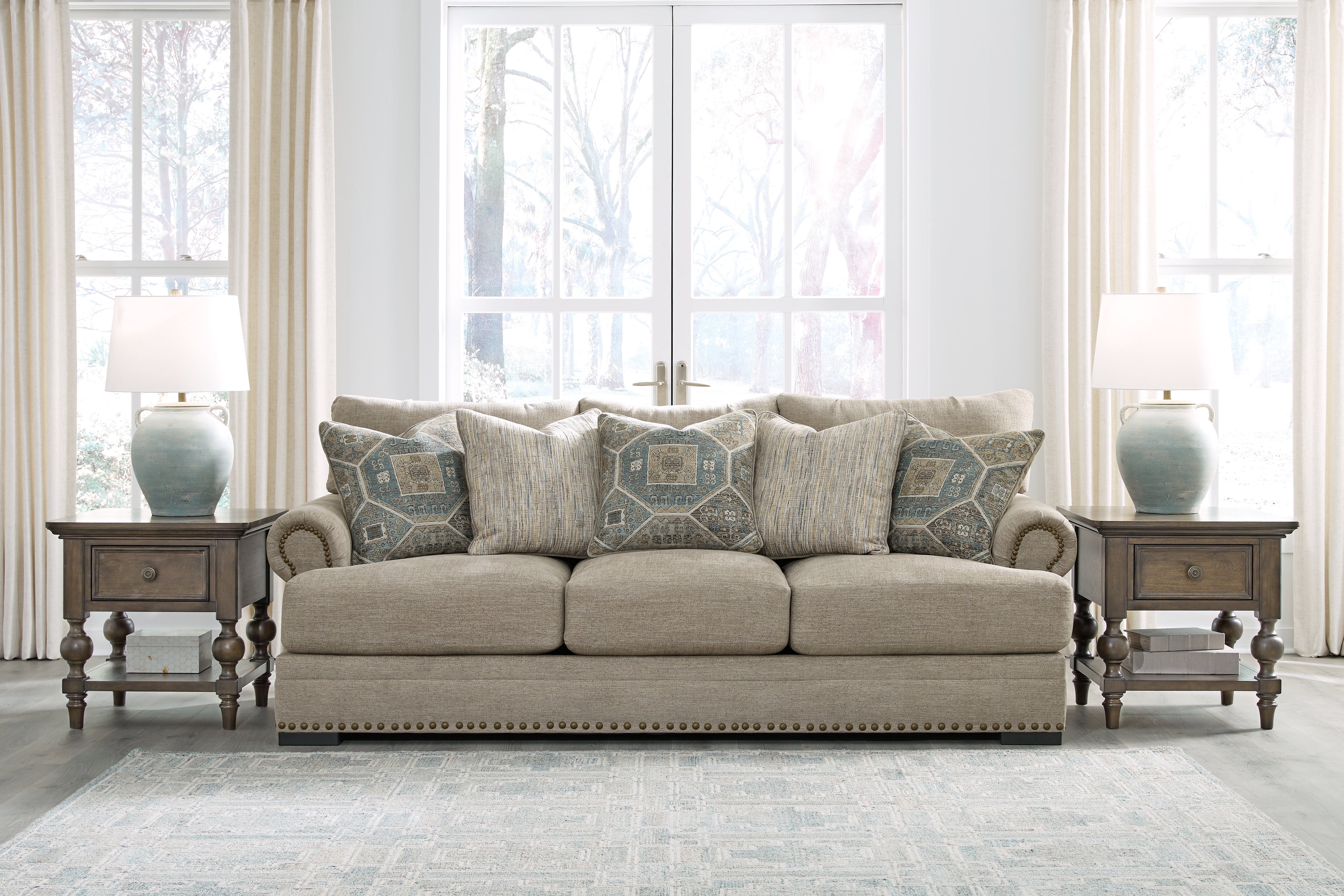 Elite Furniture Outlet - Ashley Furniture - Galemore Living Room - Sofa / Quarry - 2700438