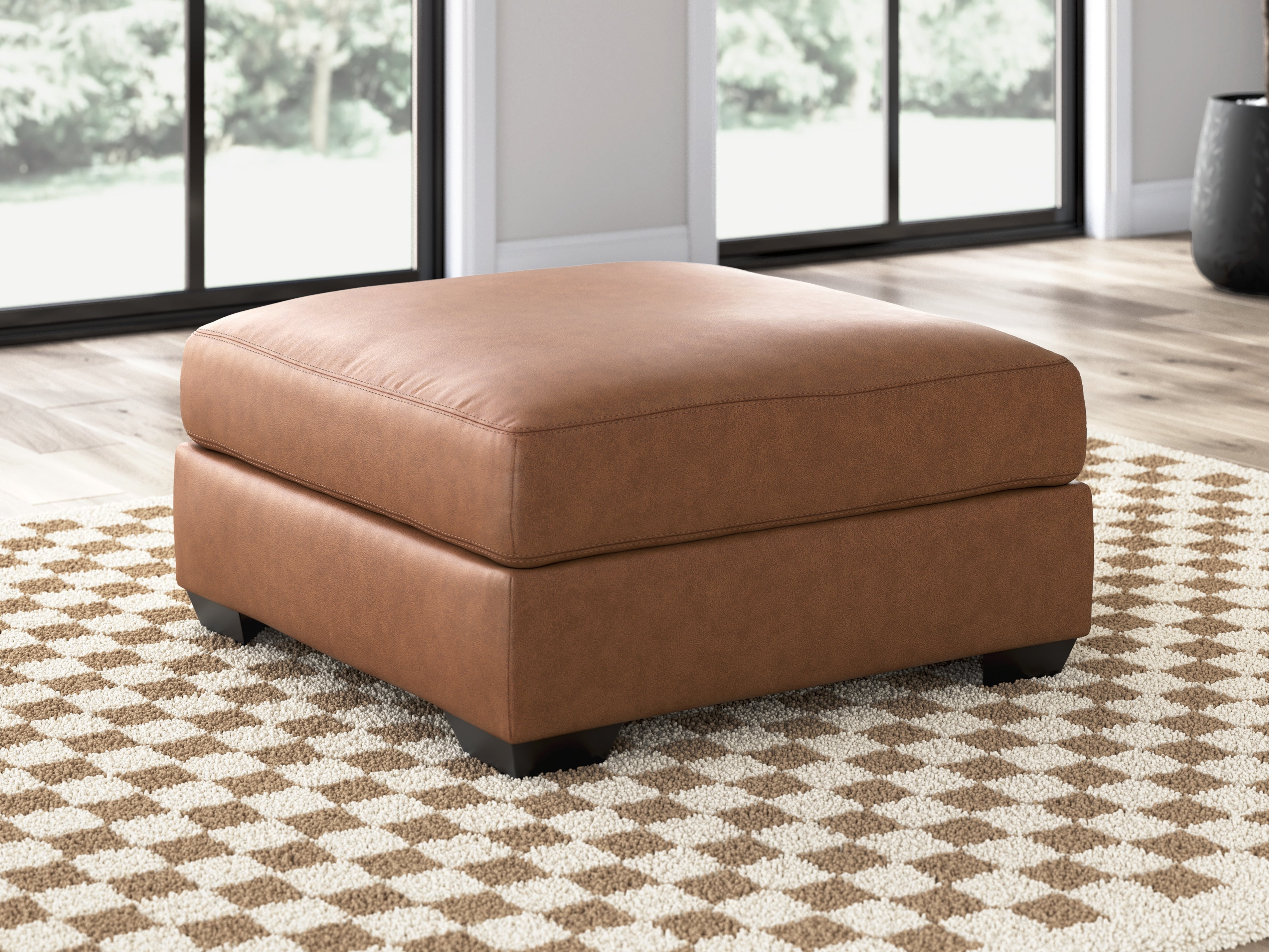 Elite Furniture Outlet - Ashley Furniture - WillowBend Living Room - Oversized Accent Ottoman / Caramel - PC2770408