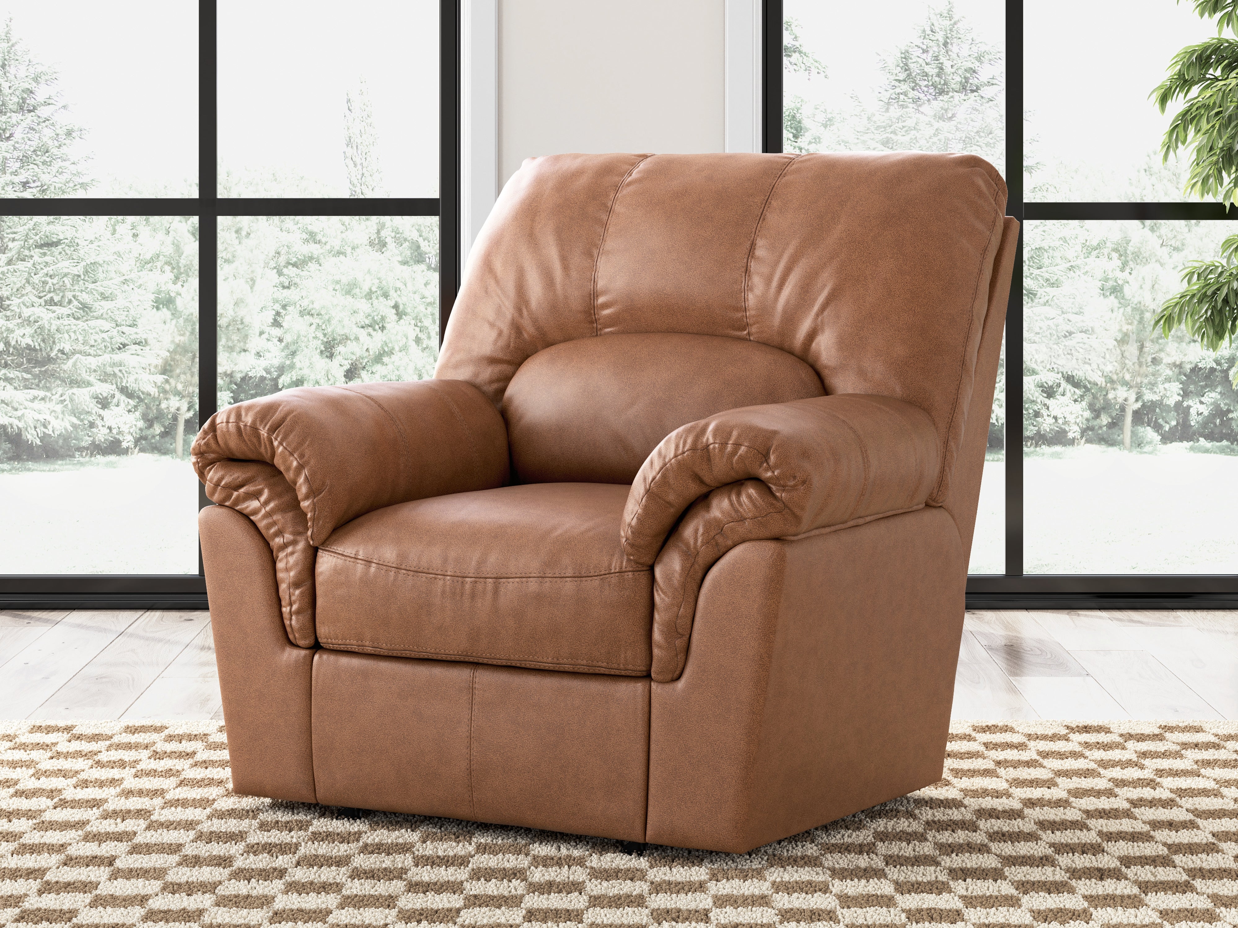 Elite Furniture Outlet - Ashley Furniture - WillowBend Living Room - Rocker Recliner / Caramel - PC2770425