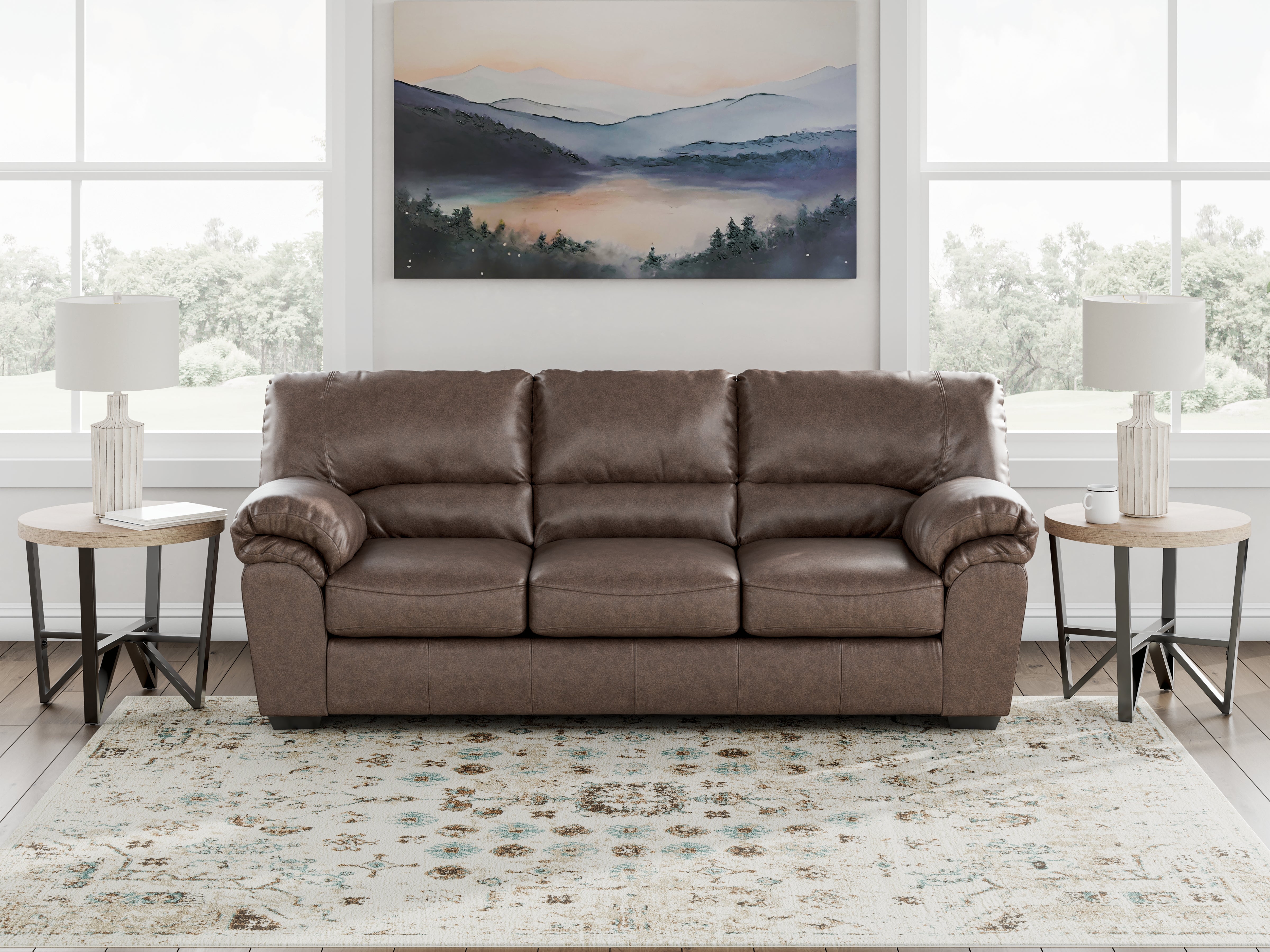Elite Furniture Outlet - Ashley Furniture - WillowBend Living Room - Sofa / Umber - PC2770538