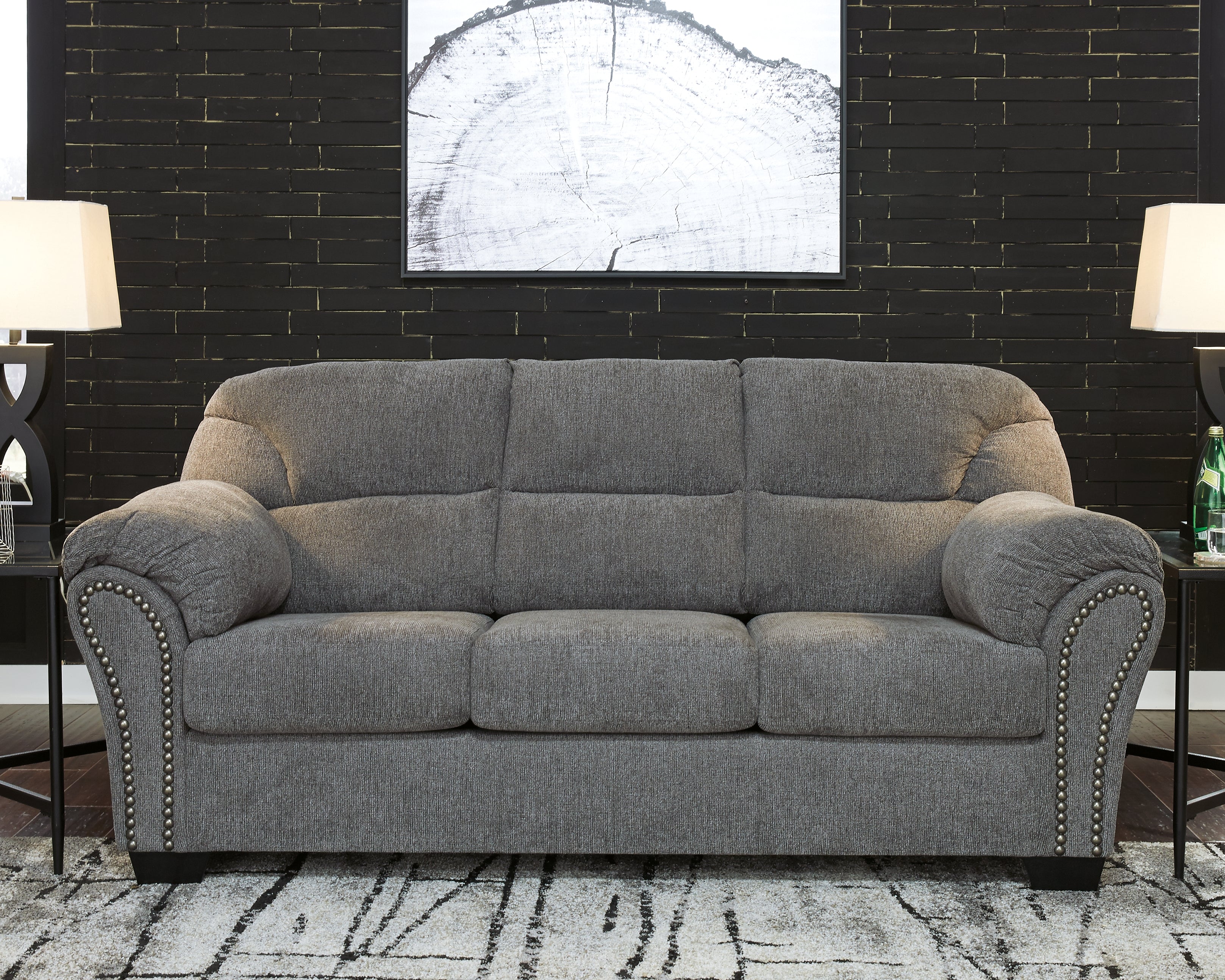 Elite Furniture Outlet - Ashley Furniture - Allmaxx Living Room - Sofa / Pewter - 2810538