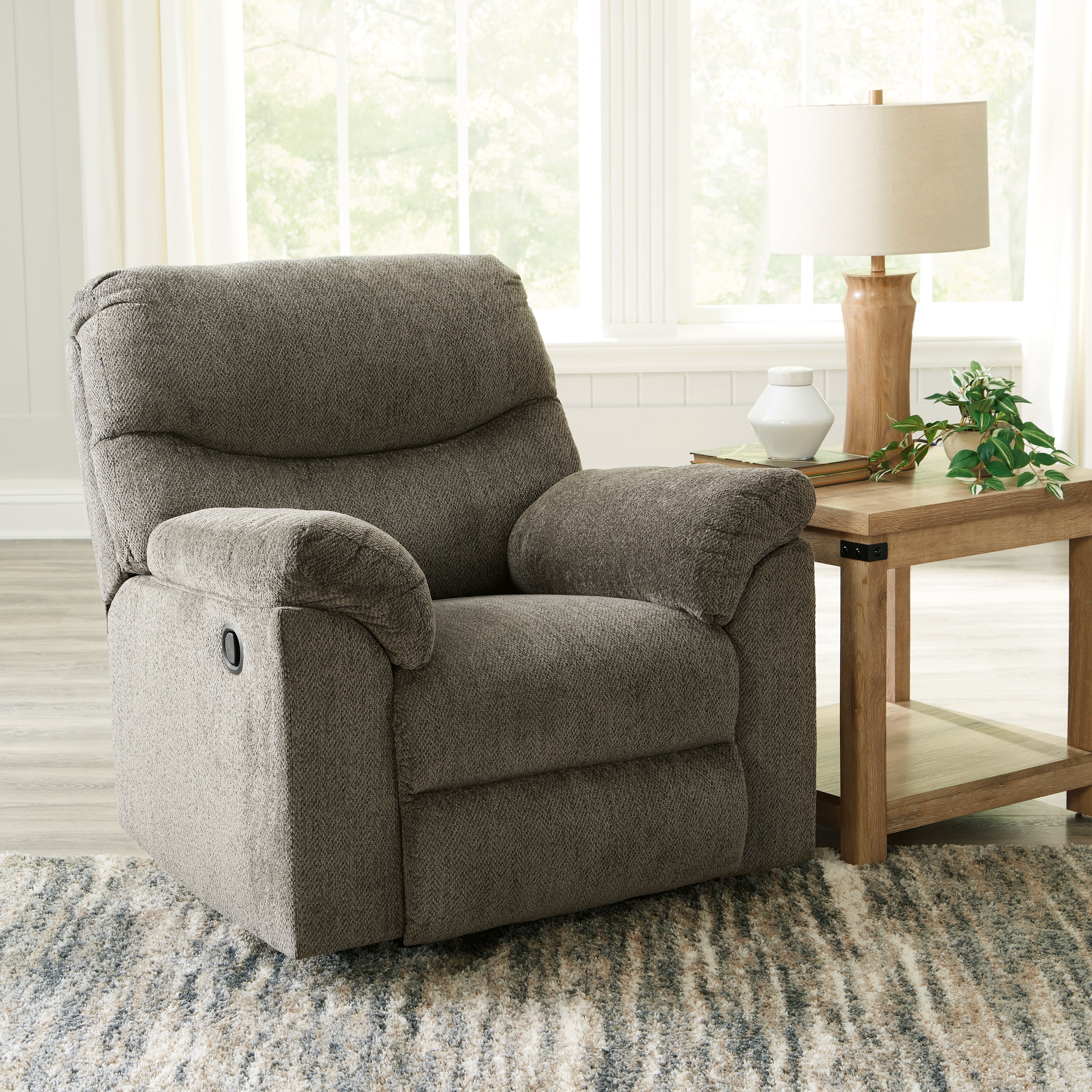 Elite Furniture Outlet - Ashley Furniture - Alphons Living Room - Rocker Recliner / Putty - 2820125