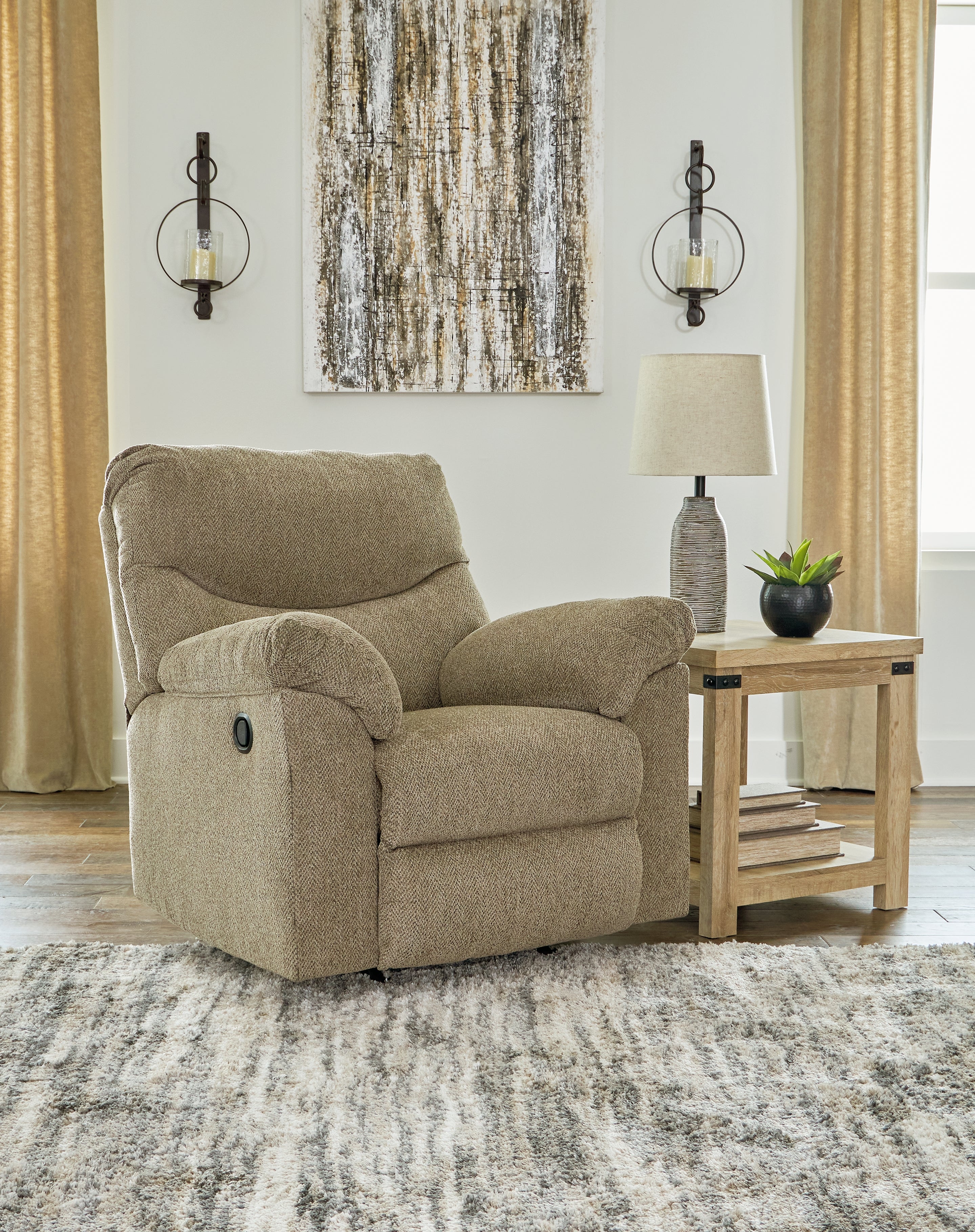 Elite Furniture Outlet - Ashley Furniture - Alphons Living Room - Rocker Recliner / Briar - 2820225