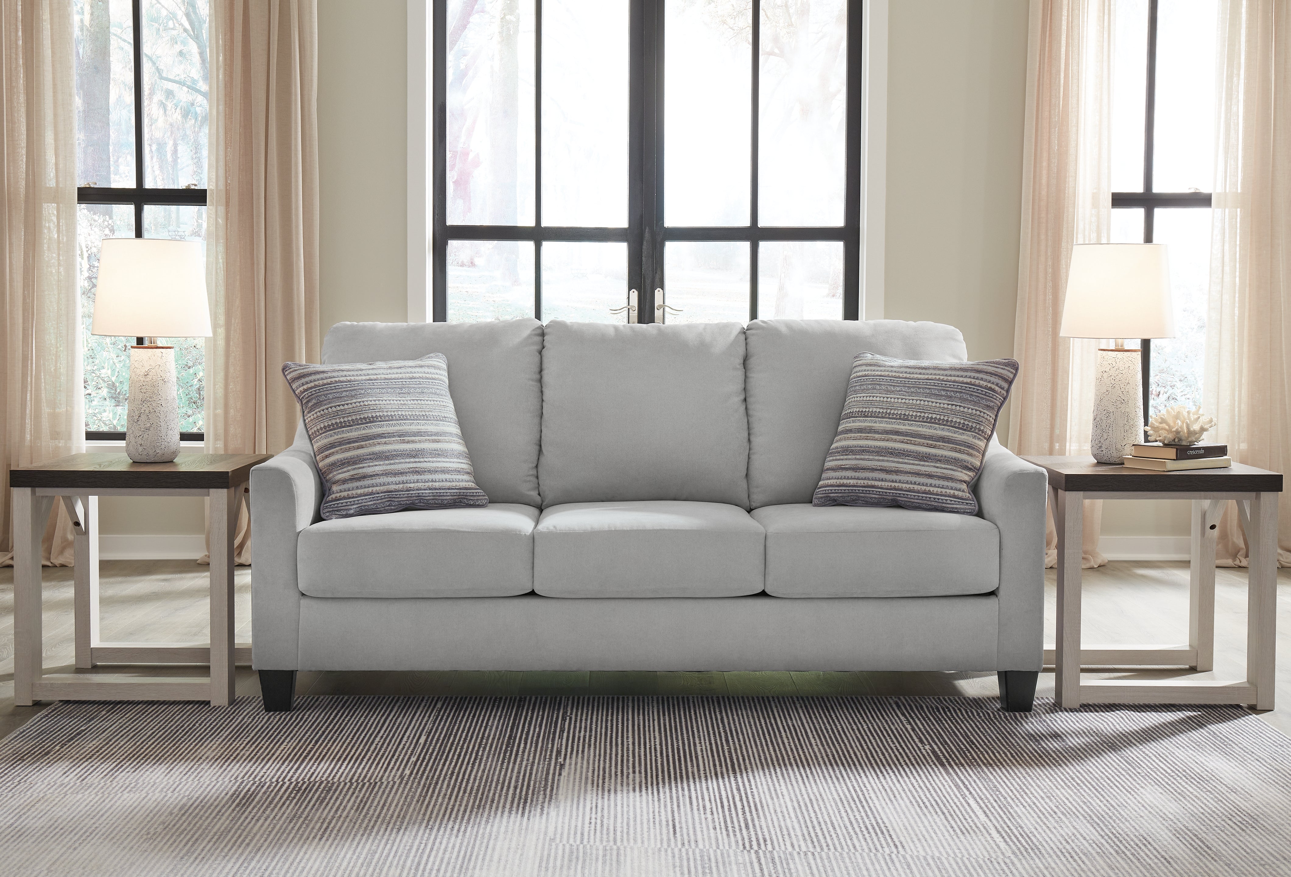 Elite Furniture Outlet - Ashley Furniture - Adlai Living Room - Sofa / Shadow - 3010338