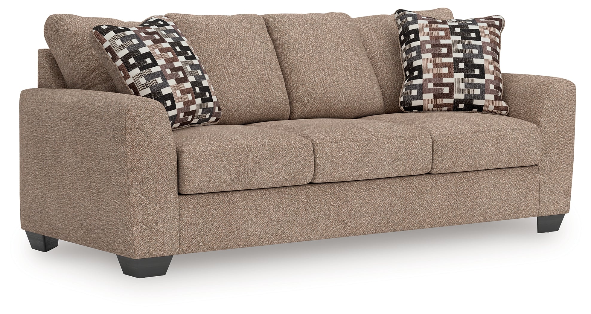 Elite Furniture Outlet - Ashley Furniture - Triston-Peaks Living Room - Queen Sofa Sleeper / Suede - 3020439