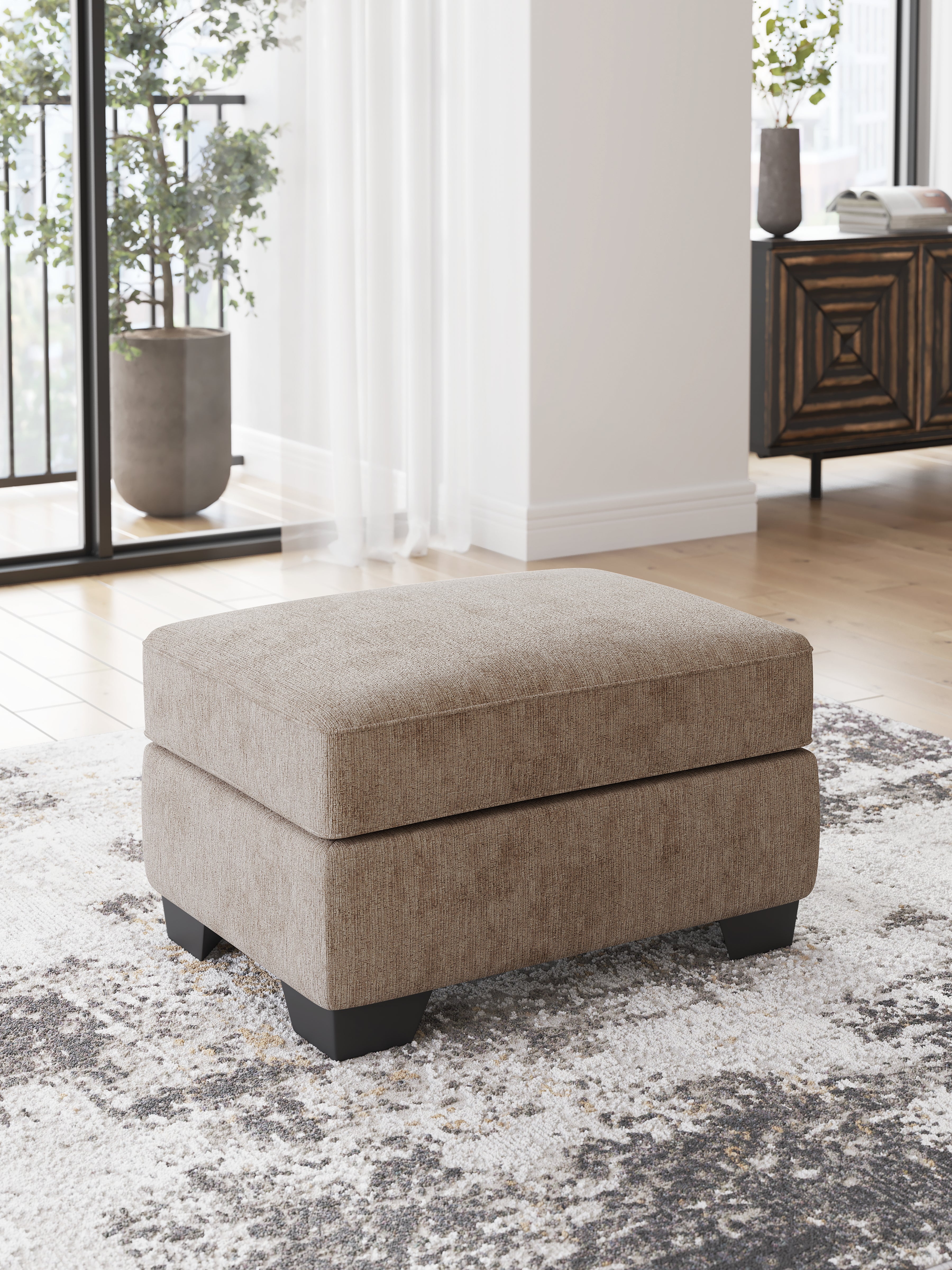 Elite Furniture Outlet - Ashley Furniture - Olten Living Room - Ottoman / Mocha - 3130414