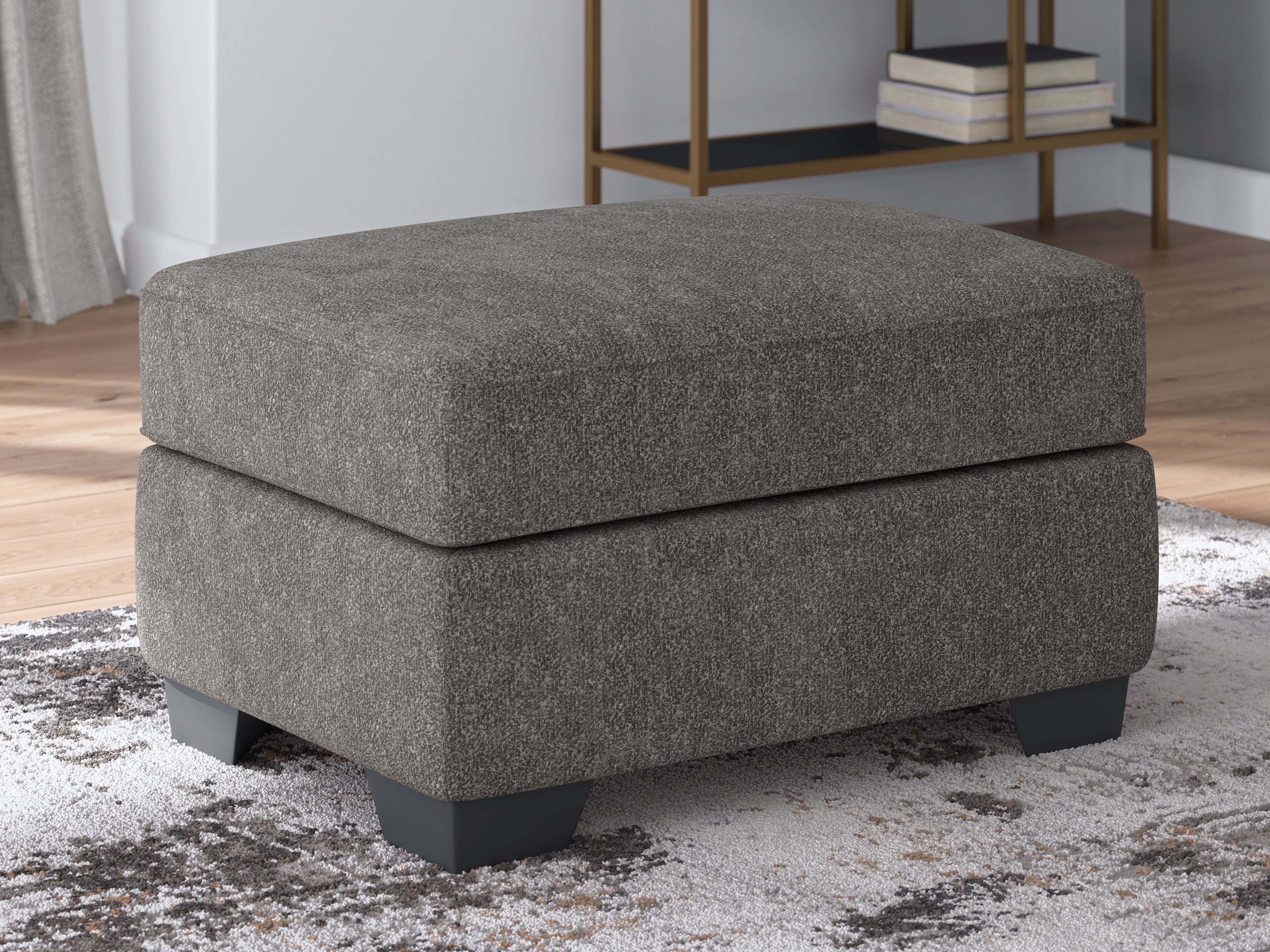 Elite Furniture Outlet - Ashley Furniture - Olten Living Room - Ottoman / Graphite - 3130514