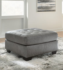 Elite Furniture Outlet - Ashley Furniture - Clairette Court Living Room - Oversized Accent Ottoman / Alloy - 3150308