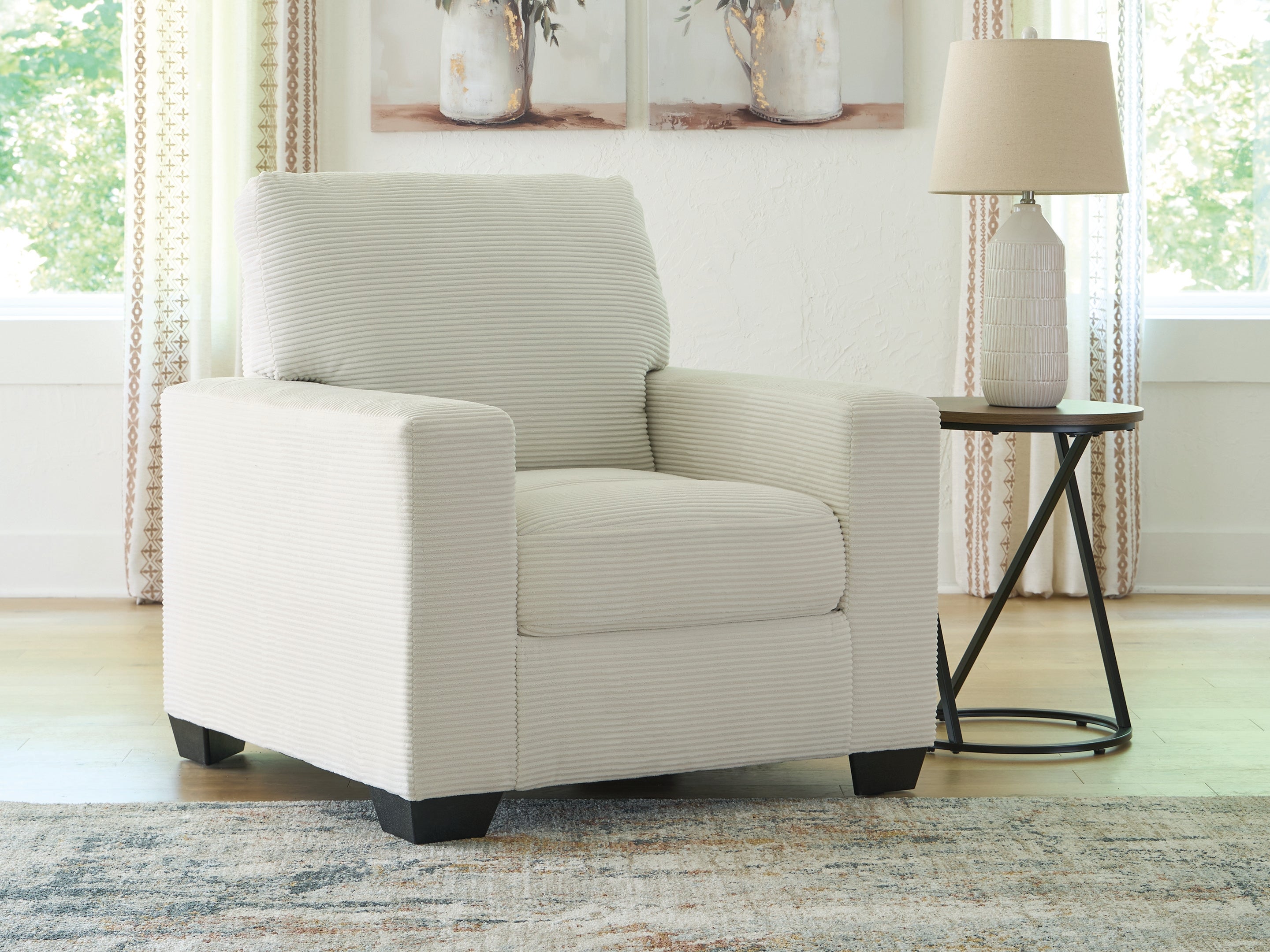 Elite Furniture Outlet - Ashley Furniture - Greenbriar Living Room - Chair / Ivory - PC3200620