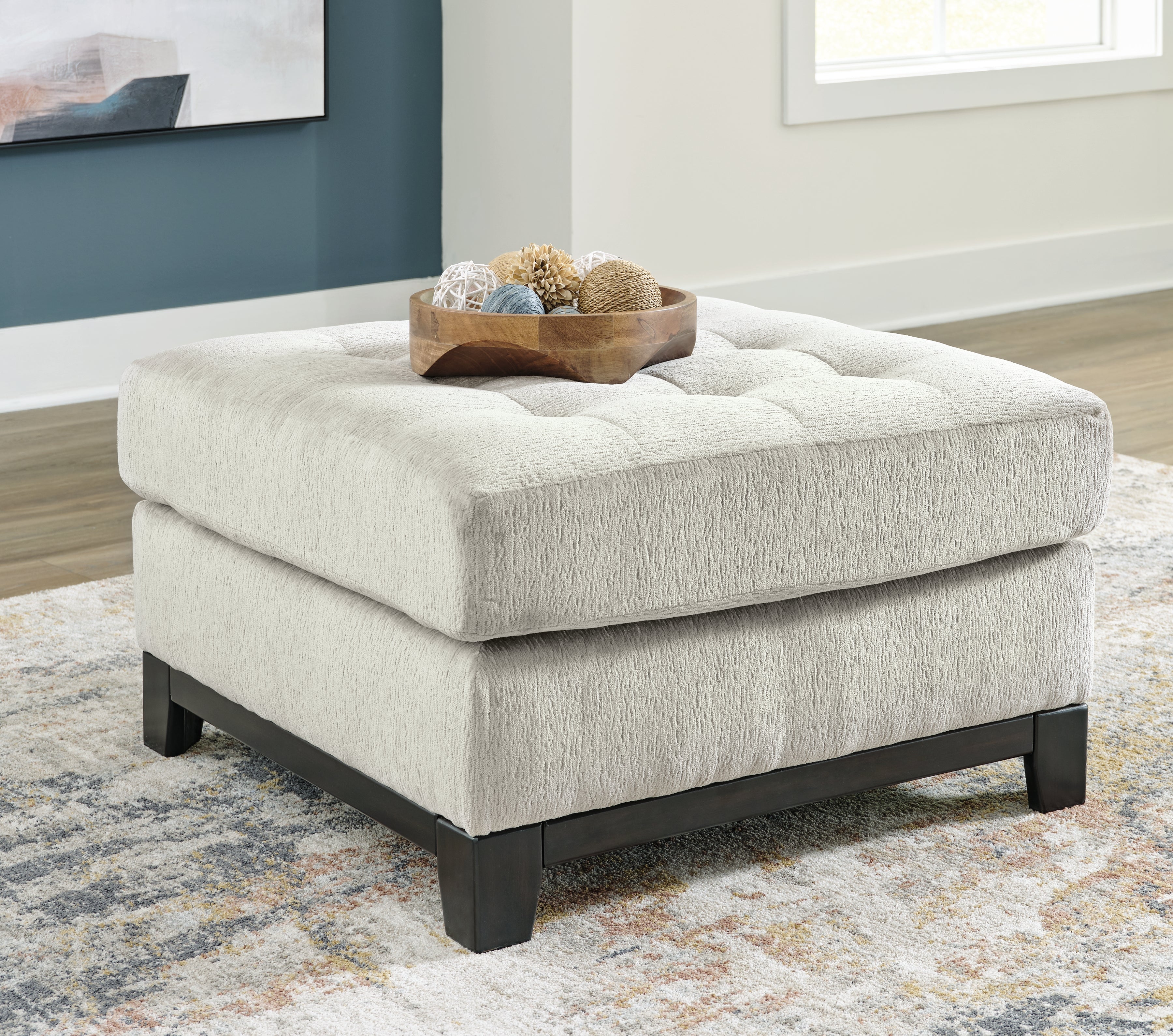 Elite Furniture Outlet - Ashley Furniture - Maxon Place Living Room - Oversized Accent Ottoman / Stone - 3300408