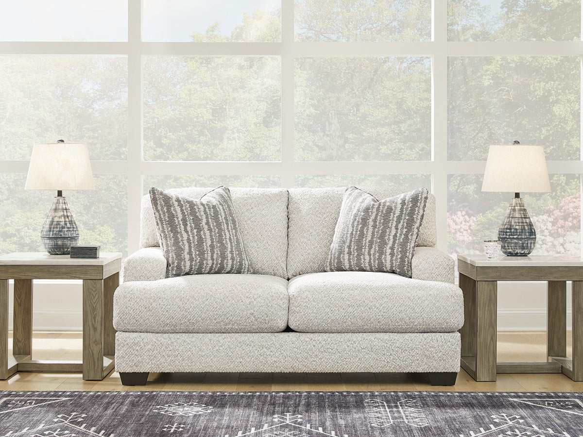 Elite Furniture Outlet - Ashley Furniture - Brebryan Living Room - Loveseat / Flannel - 3440135