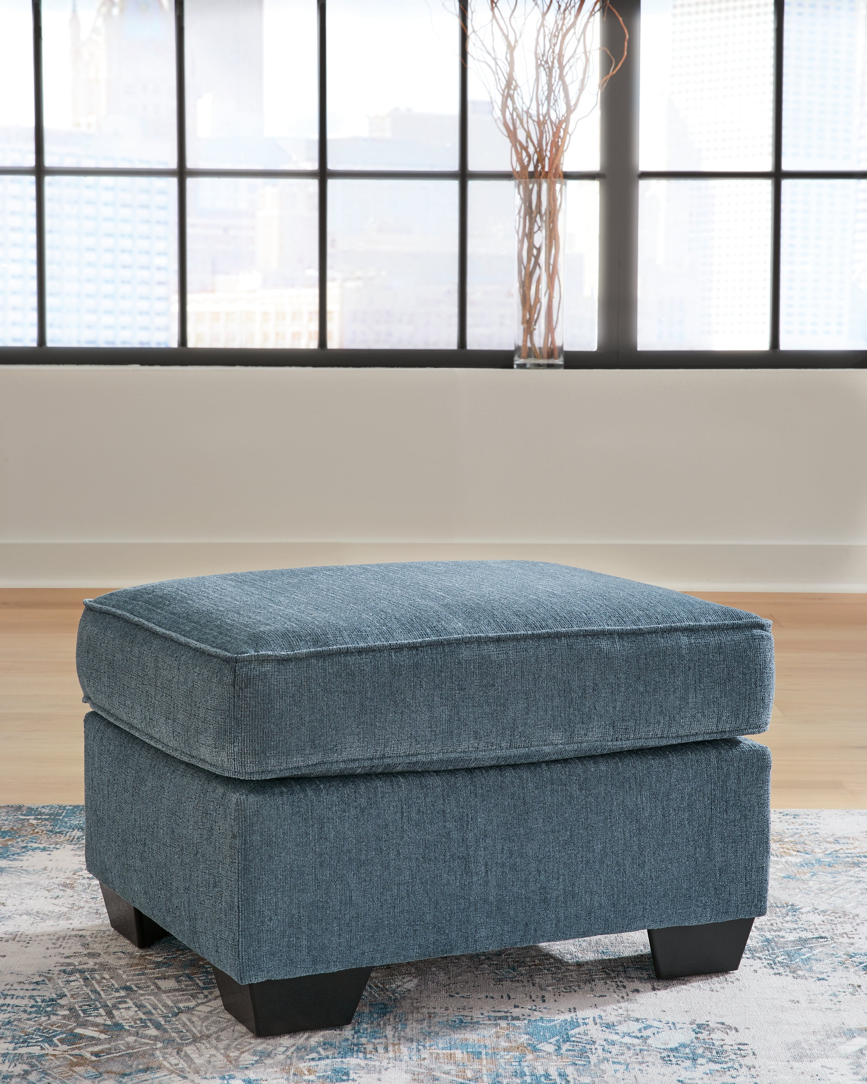 Elite Furniture Outlet - Ashley Furniture - Cashton Living Room - Ottoman / Blue - 4060514