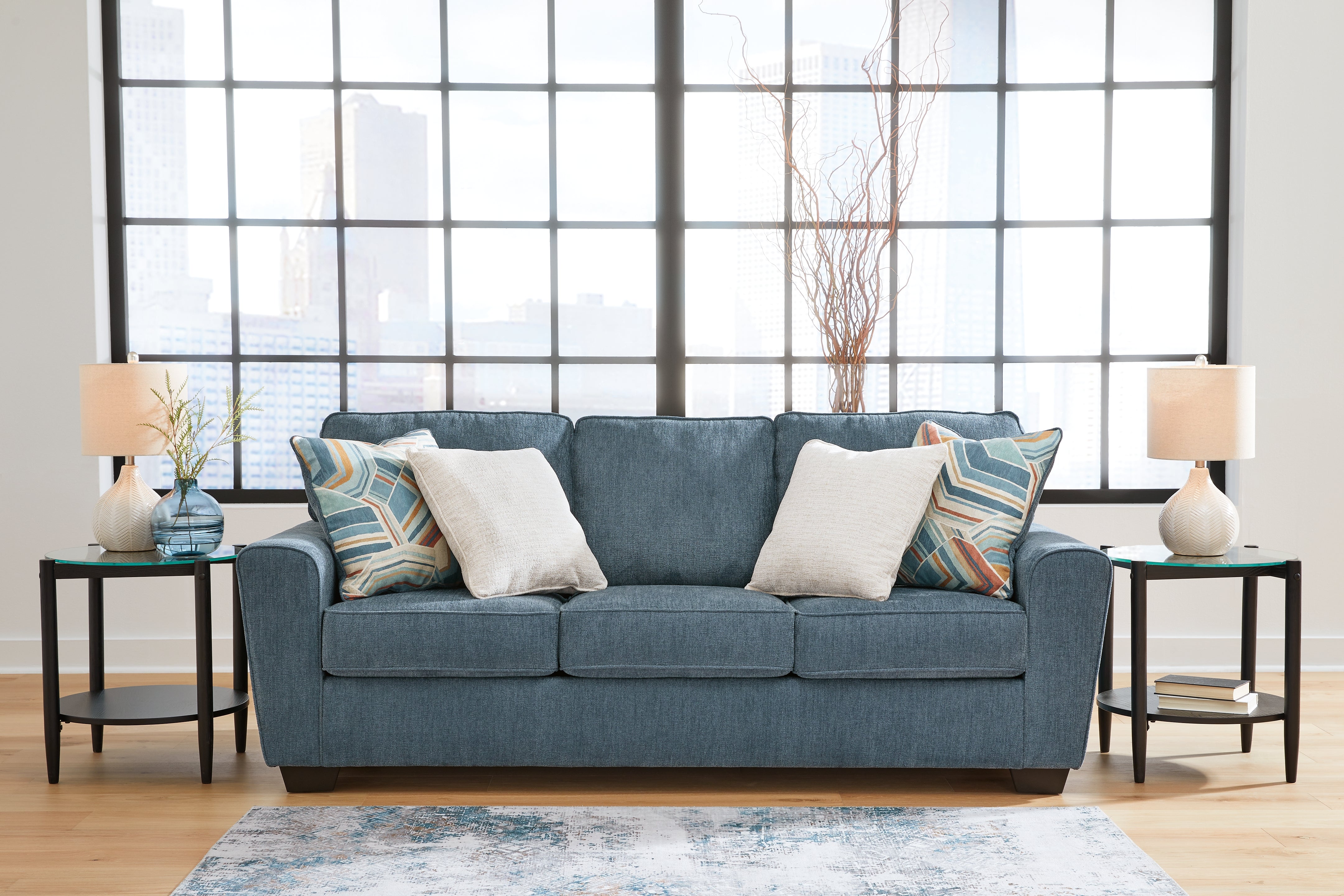 Elite Furniture Outlet - Ashley Furniture - Cashton Living Room - Sofa / Blue - 4060538