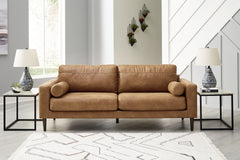 Elite Furniture Outlet - Ashley Furniture - Telora Living Room - Loveseat / Caramel - 4100235