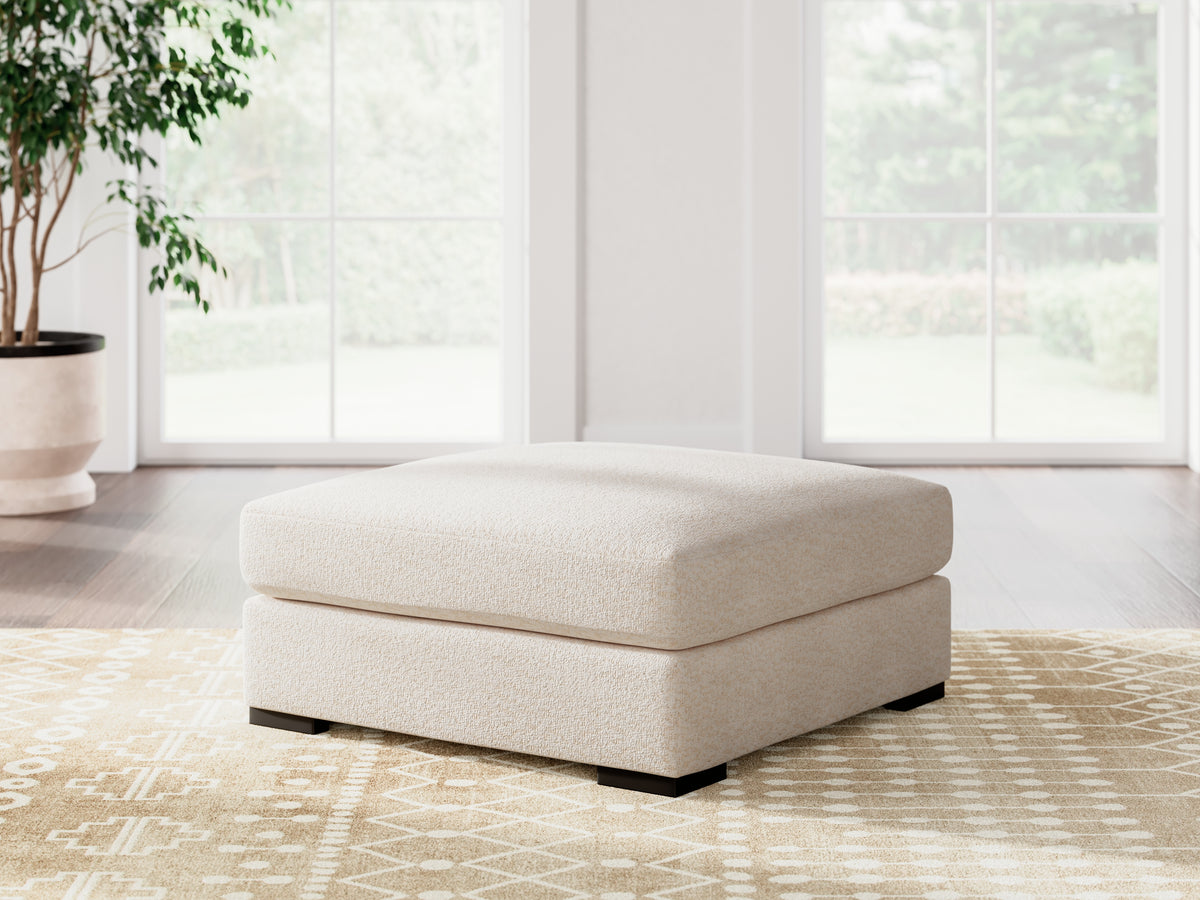 Elite Furniture Outlet - Ashley Furniture - Donelson Creek Living Room - Oversized Accent Ottoman / Vanilla - 4800208