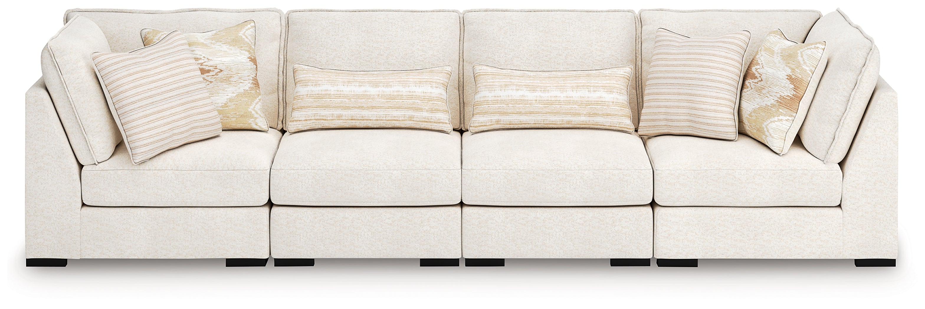 Elite Furniture Outlet - Ashley Furniture - Donelson Creek Sectional - 4-Piece Sectional / Vanilla - 48002S2