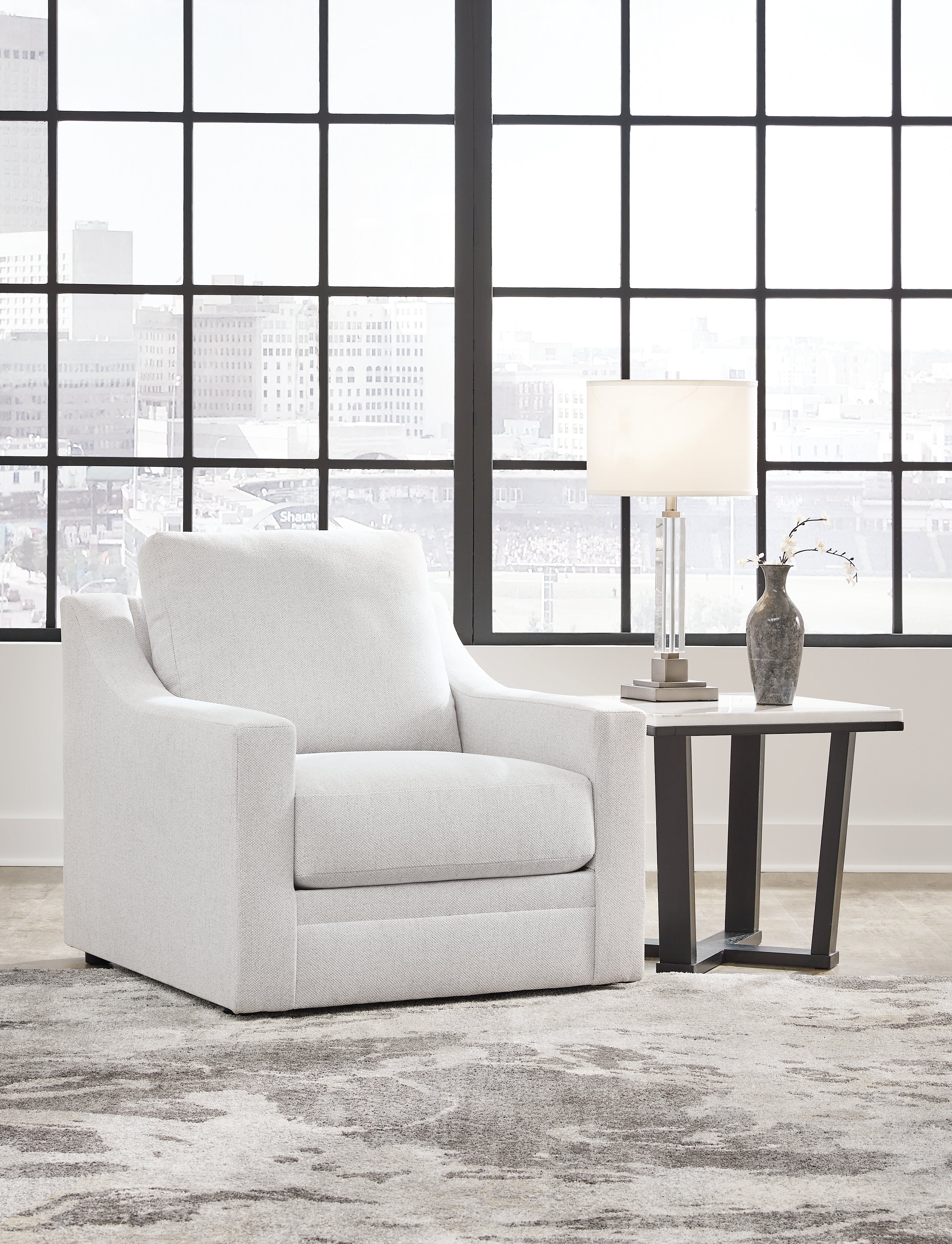 Elite Furniture Outlet - Ashley Furniture - Maitelynn Living Room - Chair / Chalk - 4820220