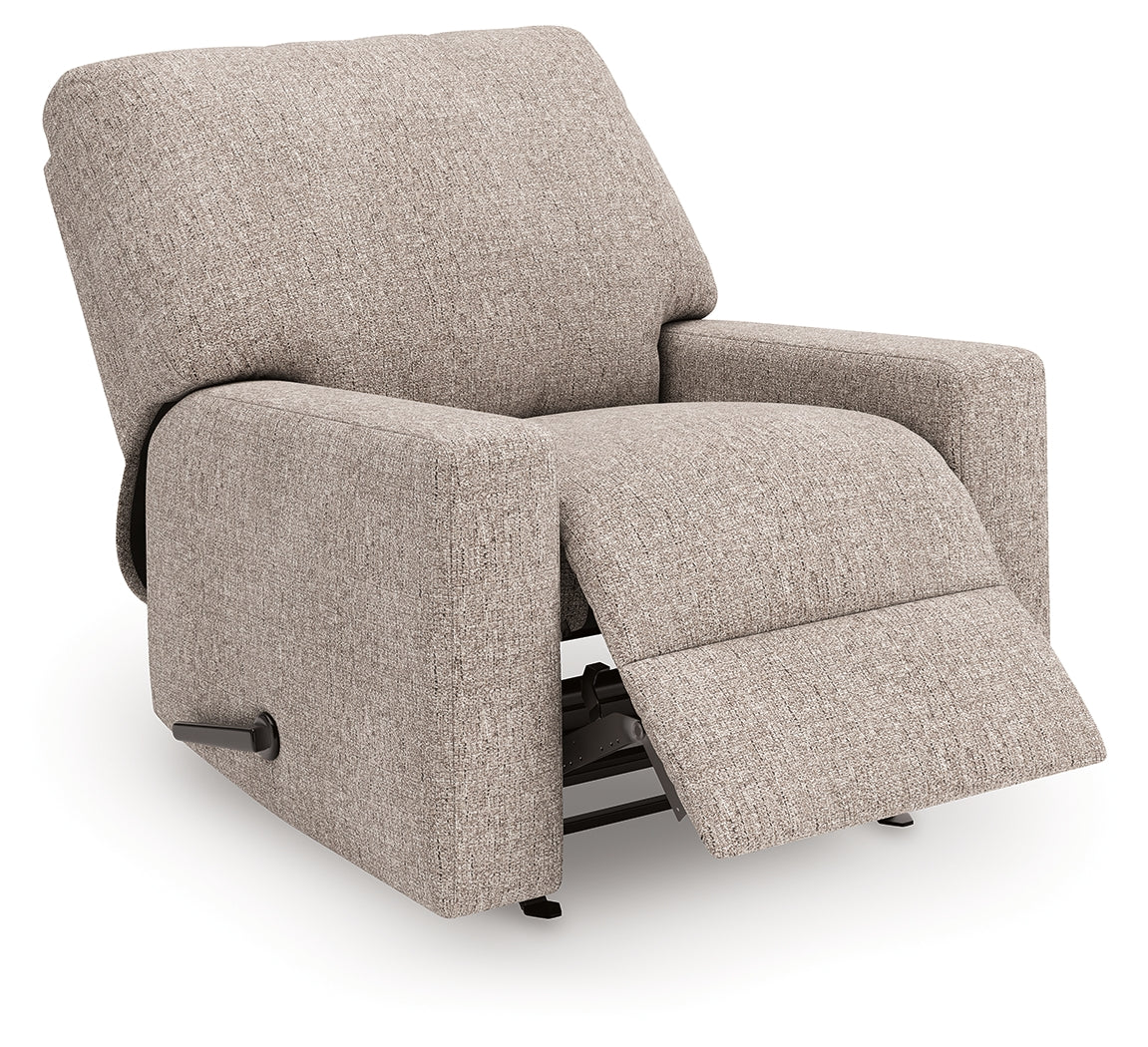 Elite Furniture Outlet - Ashley Furniture - Newellen Living Room - Rocker Recliner / Hemp - 4840425