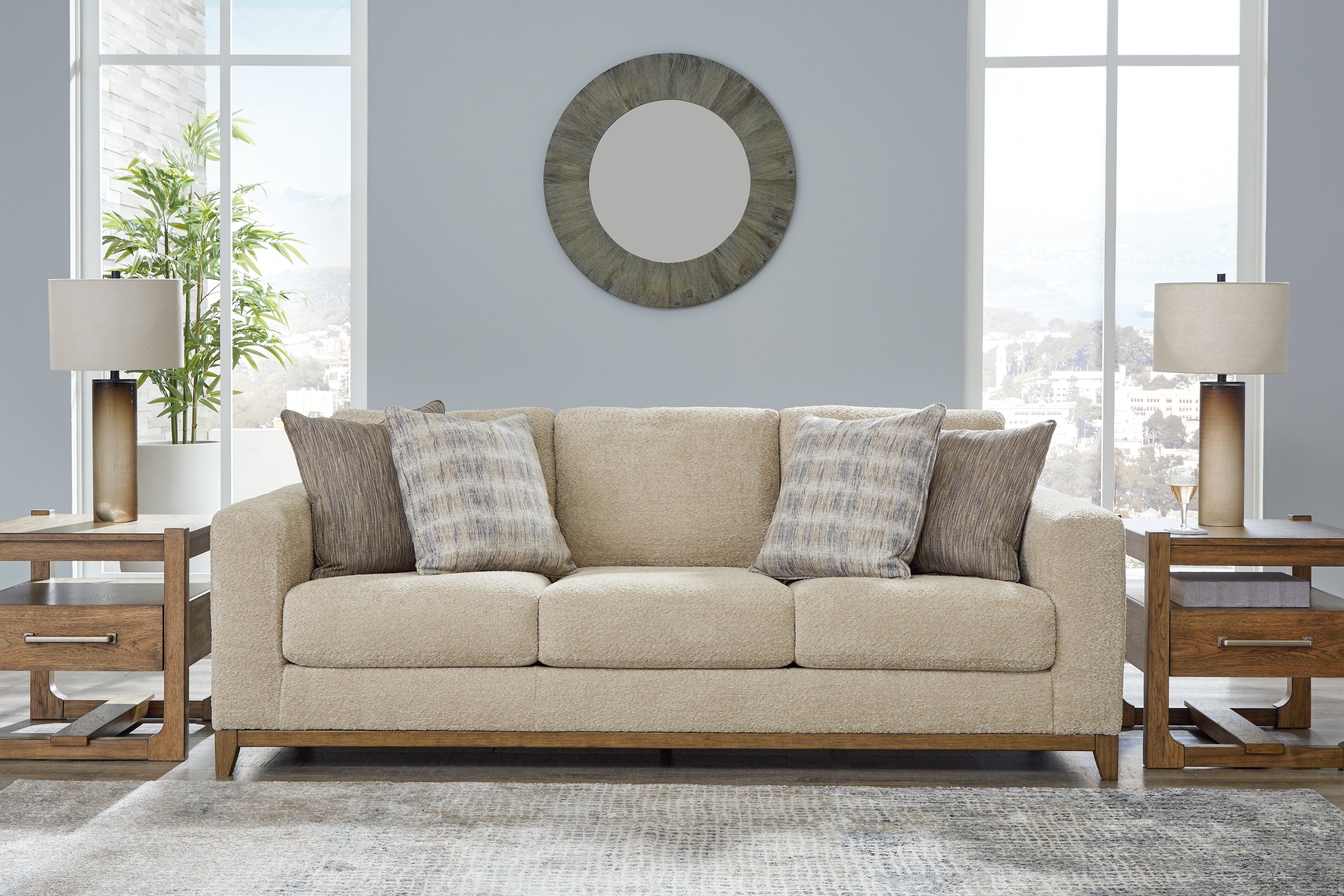 Elite Furniture Outlet - Ashley Furniture - Parklynn Living Room - Sofa / Desert - 4890238