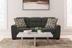 Elite Furniture Outlet - Ashley Furniture - Lonoke Living Room - Loveseat / Gunmetal - 5050435