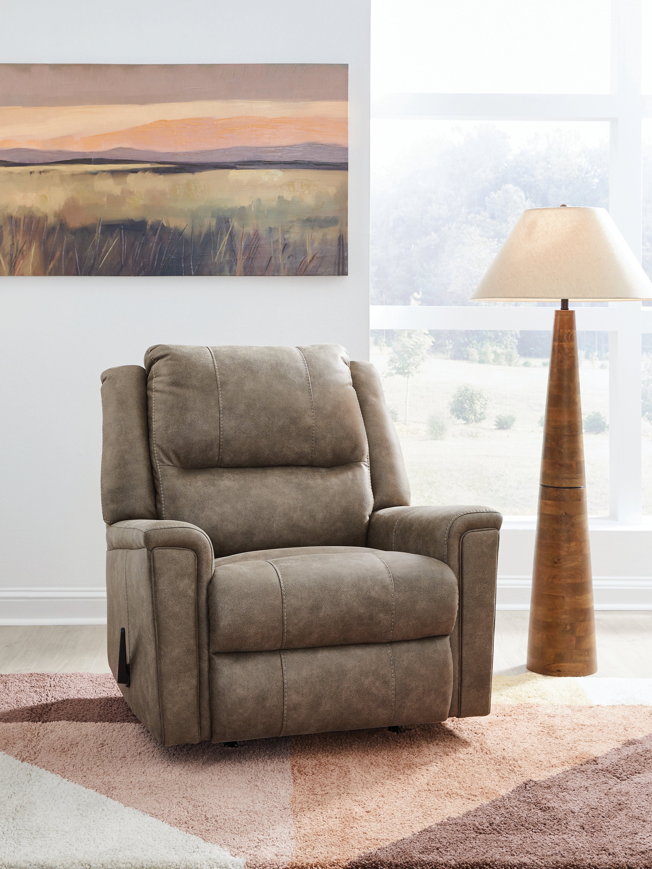 Elite Furniture Outlet - Ashley Furniture - Lixtowel Living Room - Rocker Recliner / Fog - PC5300525