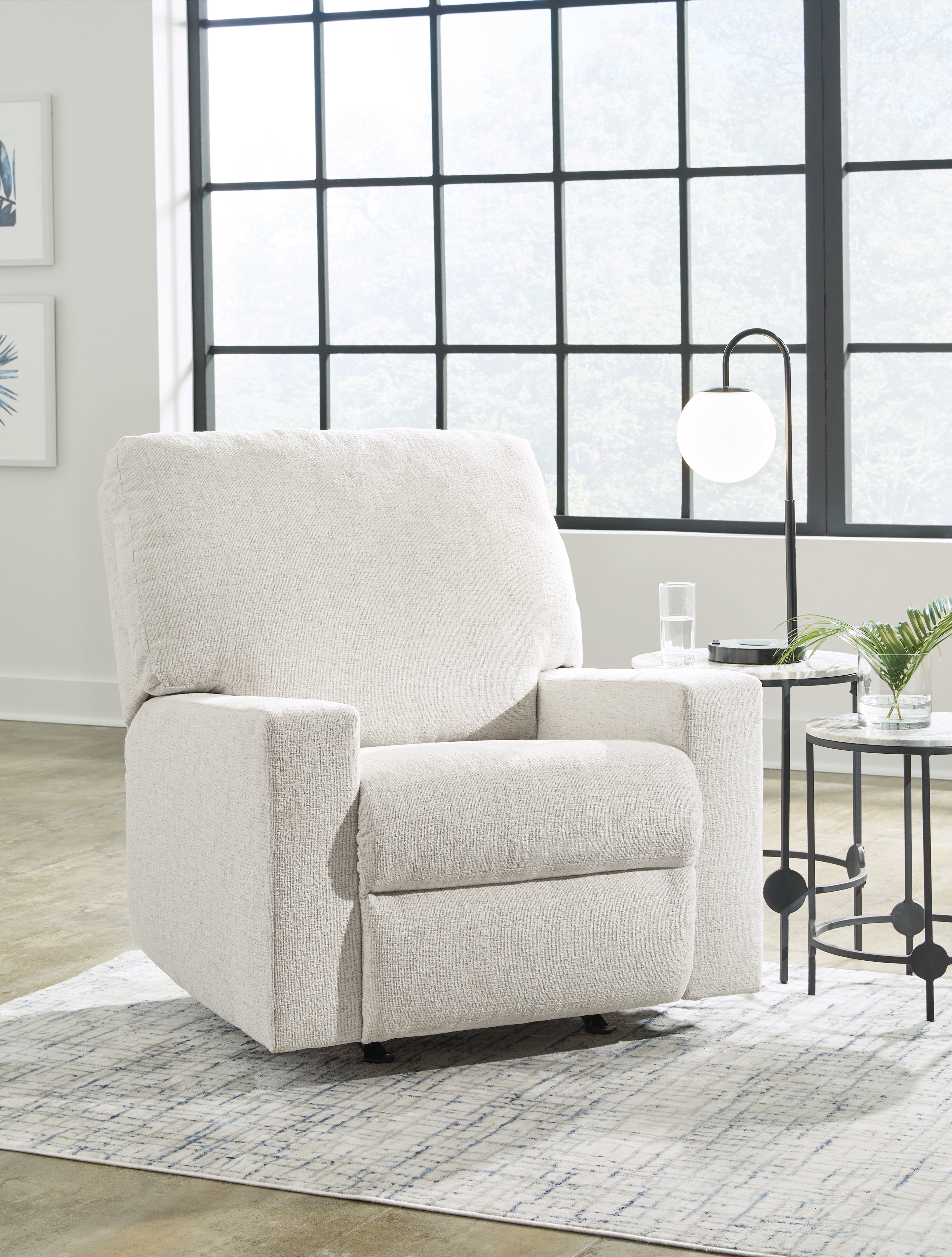Elite Furniture Outlet - Ashley Furniture - Rannis Living Room - Rocker Recliner / Snow - 5360325