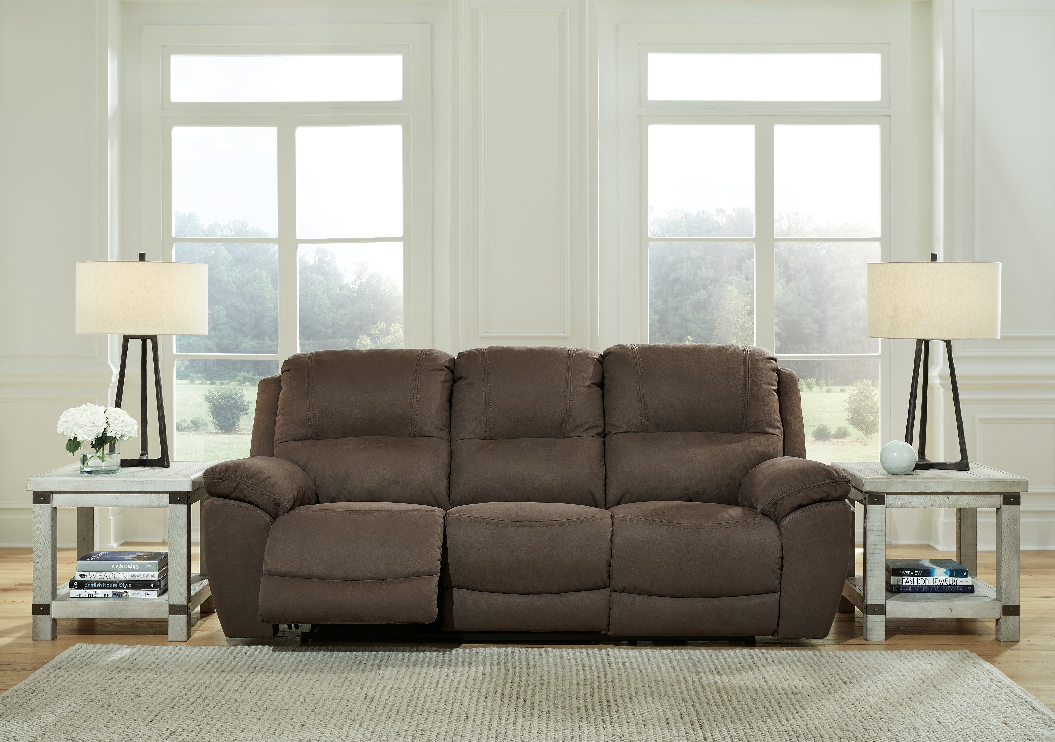 Elite Furniture Outlet - Ashley Furniture - Next-Gen Gaucho Living Room - Reclining Sofa / Espresso - 5420488