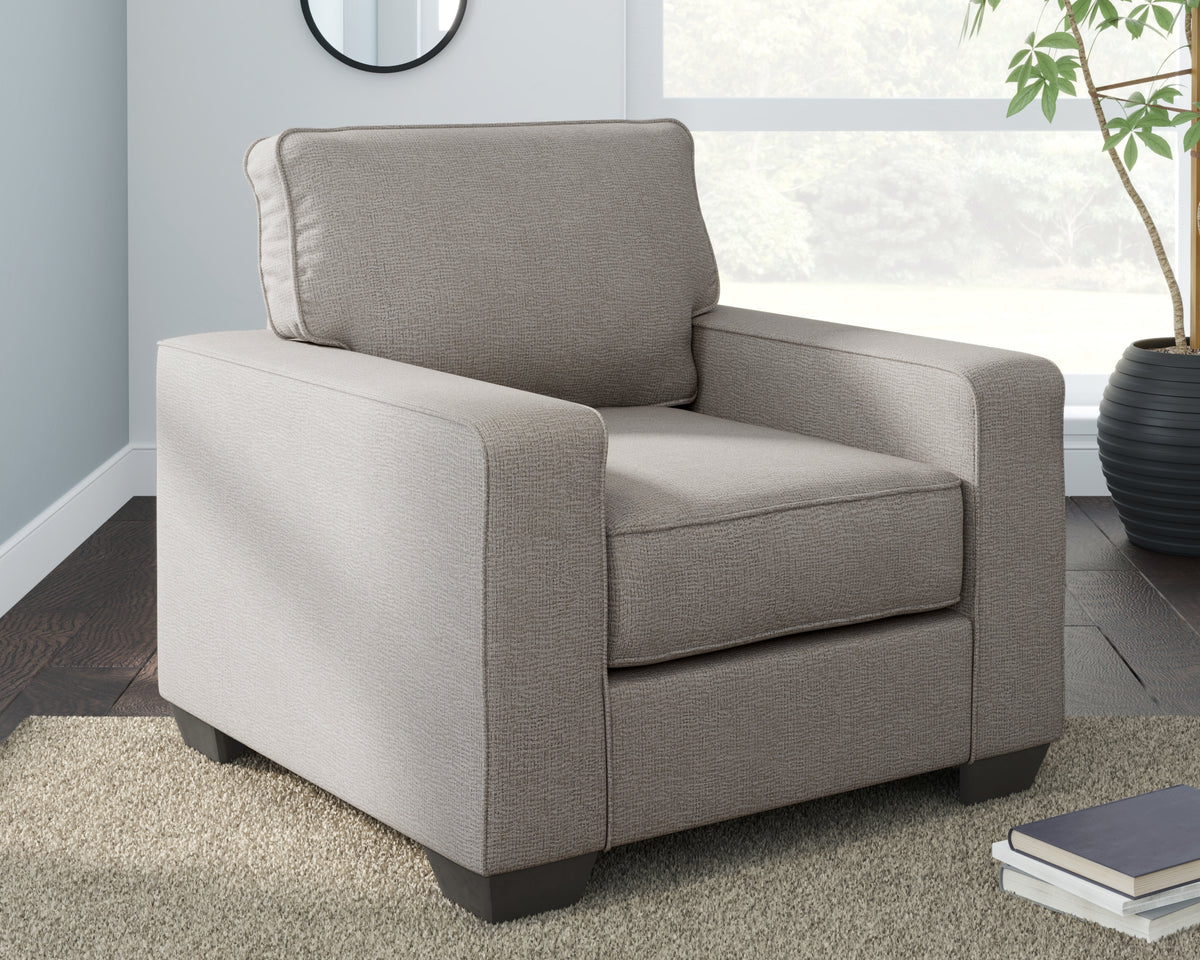Elite Furniture Outlet - Ashley Furniture - Greaves Living Room - Chair / Stone - 5510420