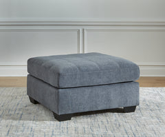 Elite Furniture Outlet - Ashley Furniture - Marleton Living Room - Oversized Accent Ottoman / Denim - 5530308