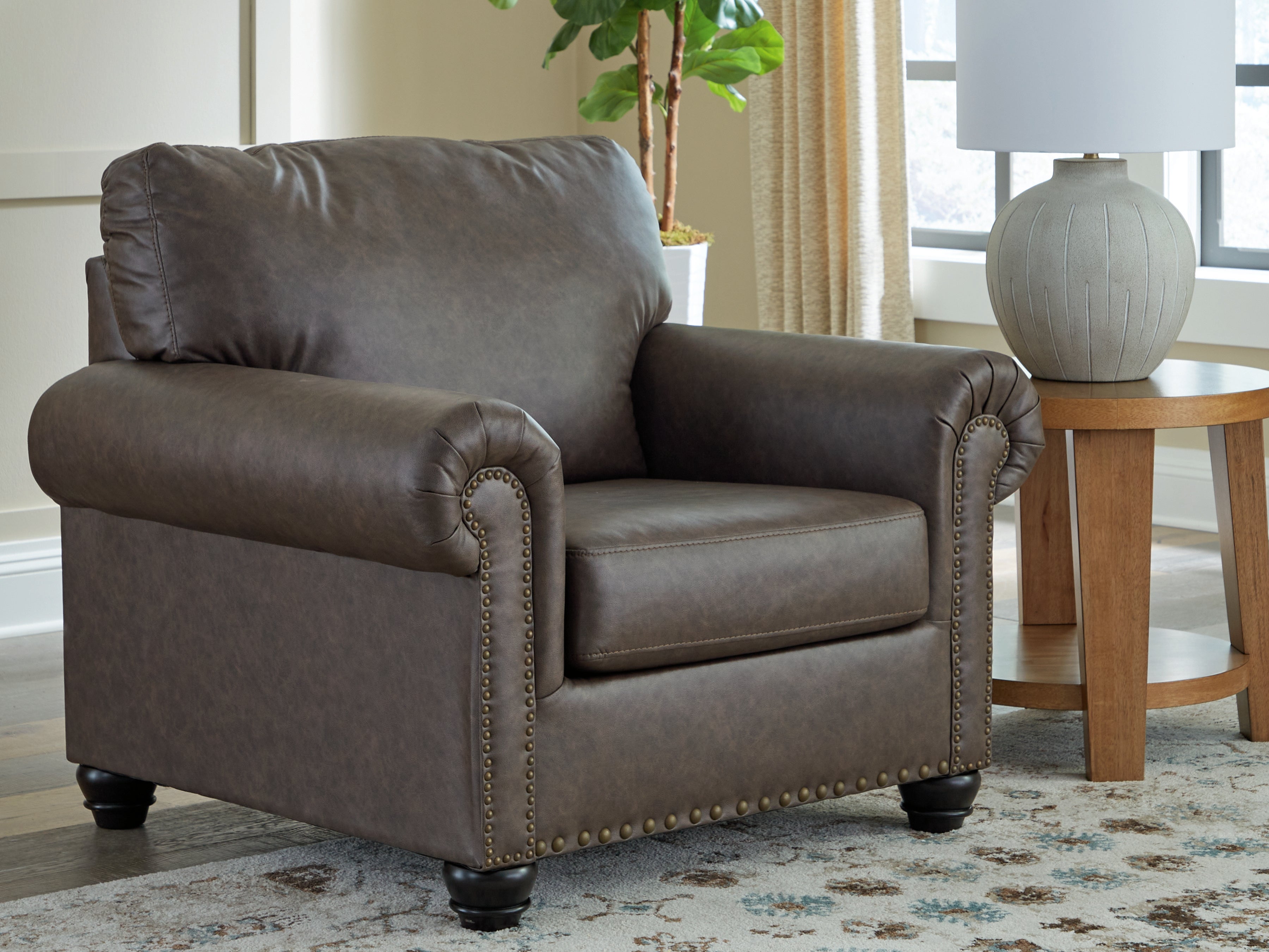 Elite Furniture Outlet - Ashley Furniture - Roxmere Living Room - Chair / Umber - 5550320