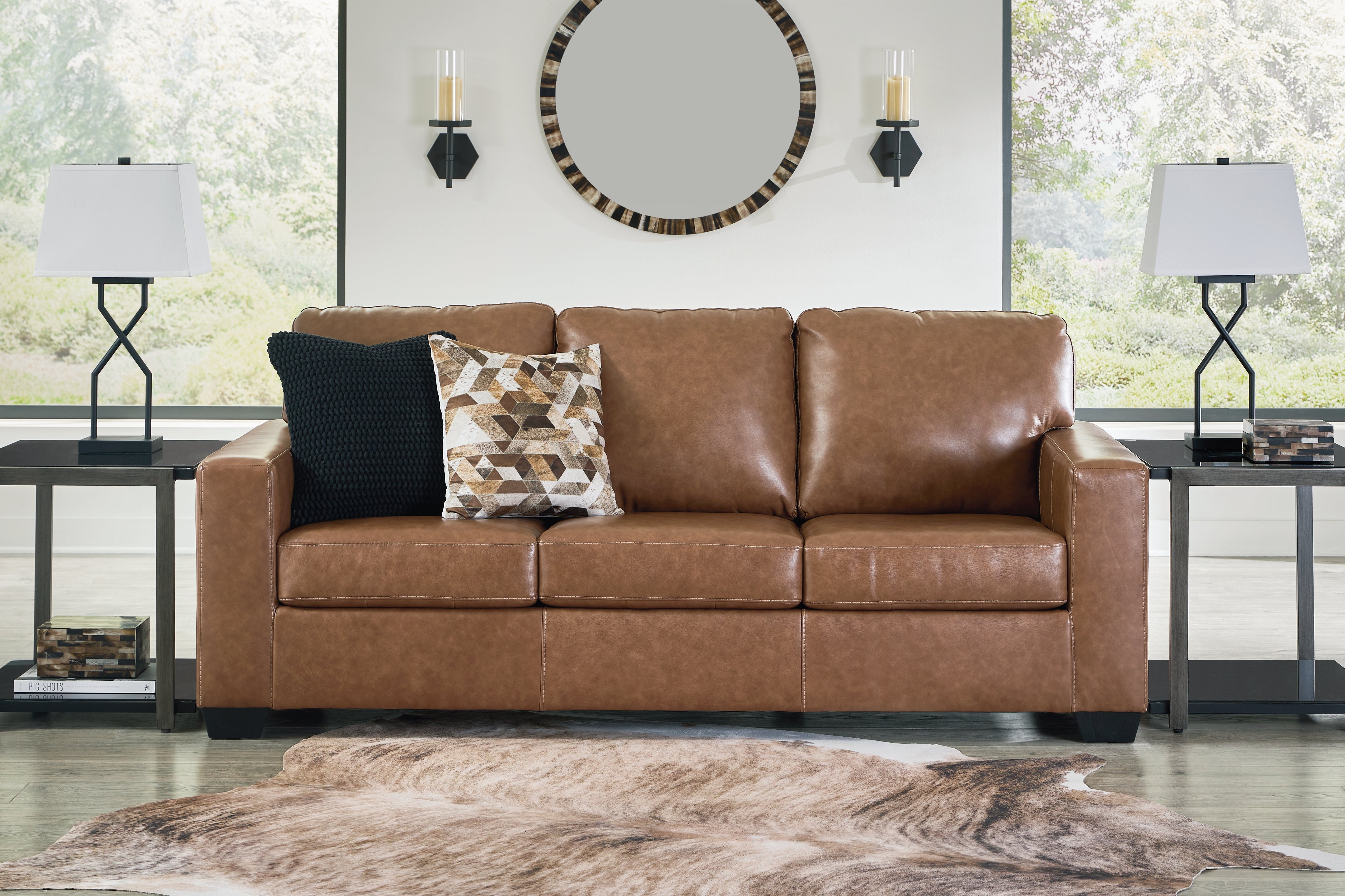 Elite Furniture Outlet - Ashley Furniture - Bolsena Living Room - Sofa / Caramel - 5560338