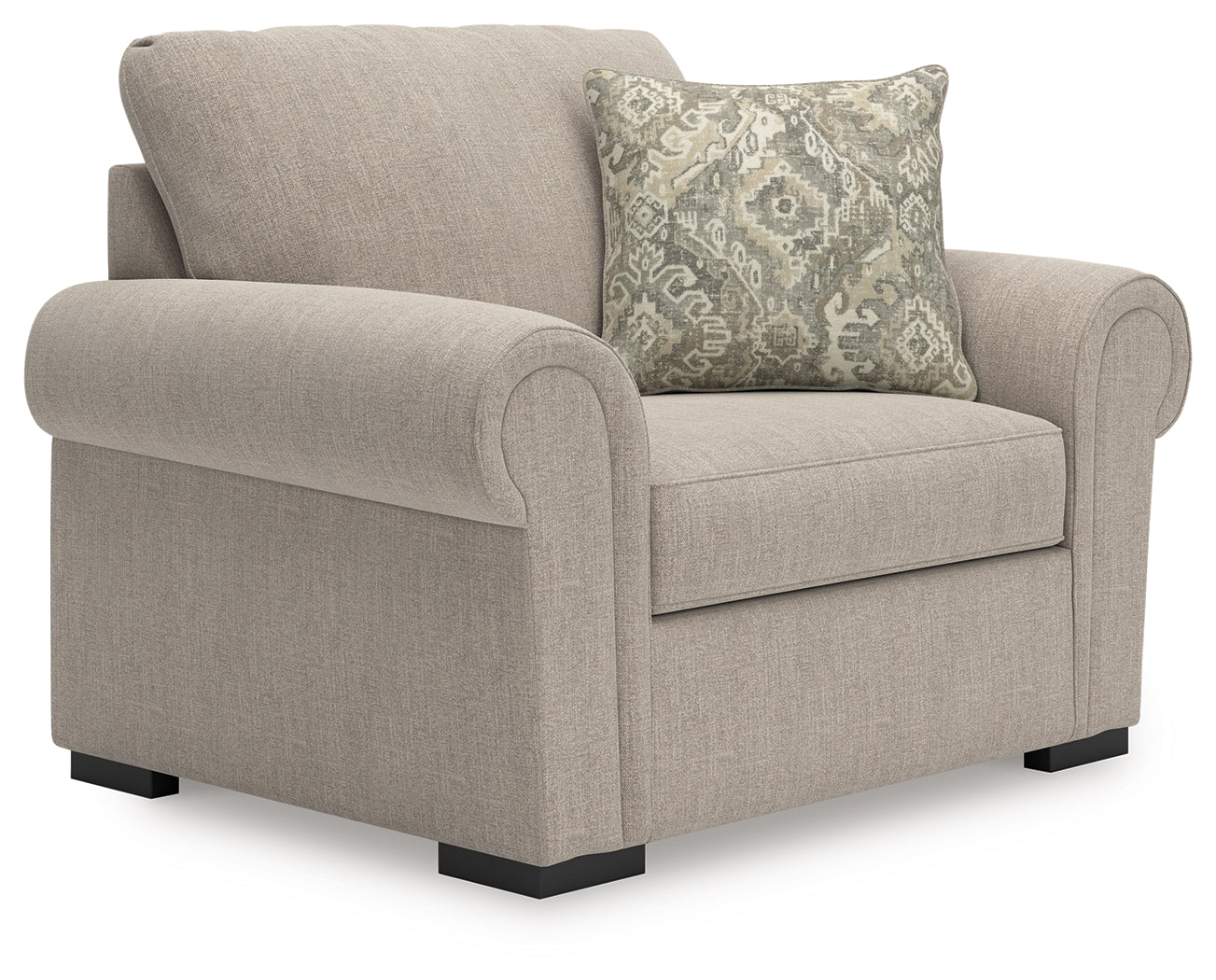 Elite Furniture Outlet - Ashley Furniture - Sararose Living Room - Chair and a Half / Heather - 5710223