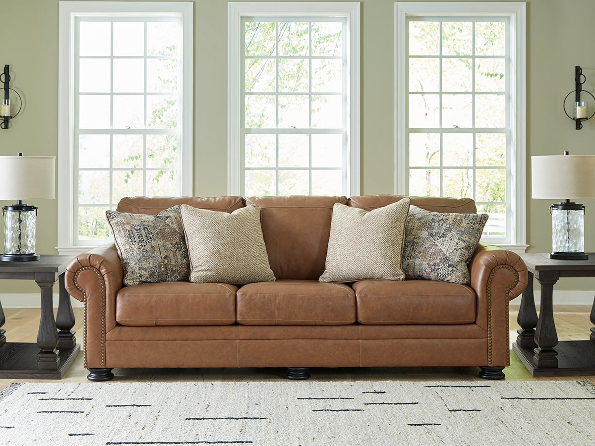 Elite Furniture Outlet - Ashley Furniture - Carianna Living Room - Sofa / Caramel - 5760438