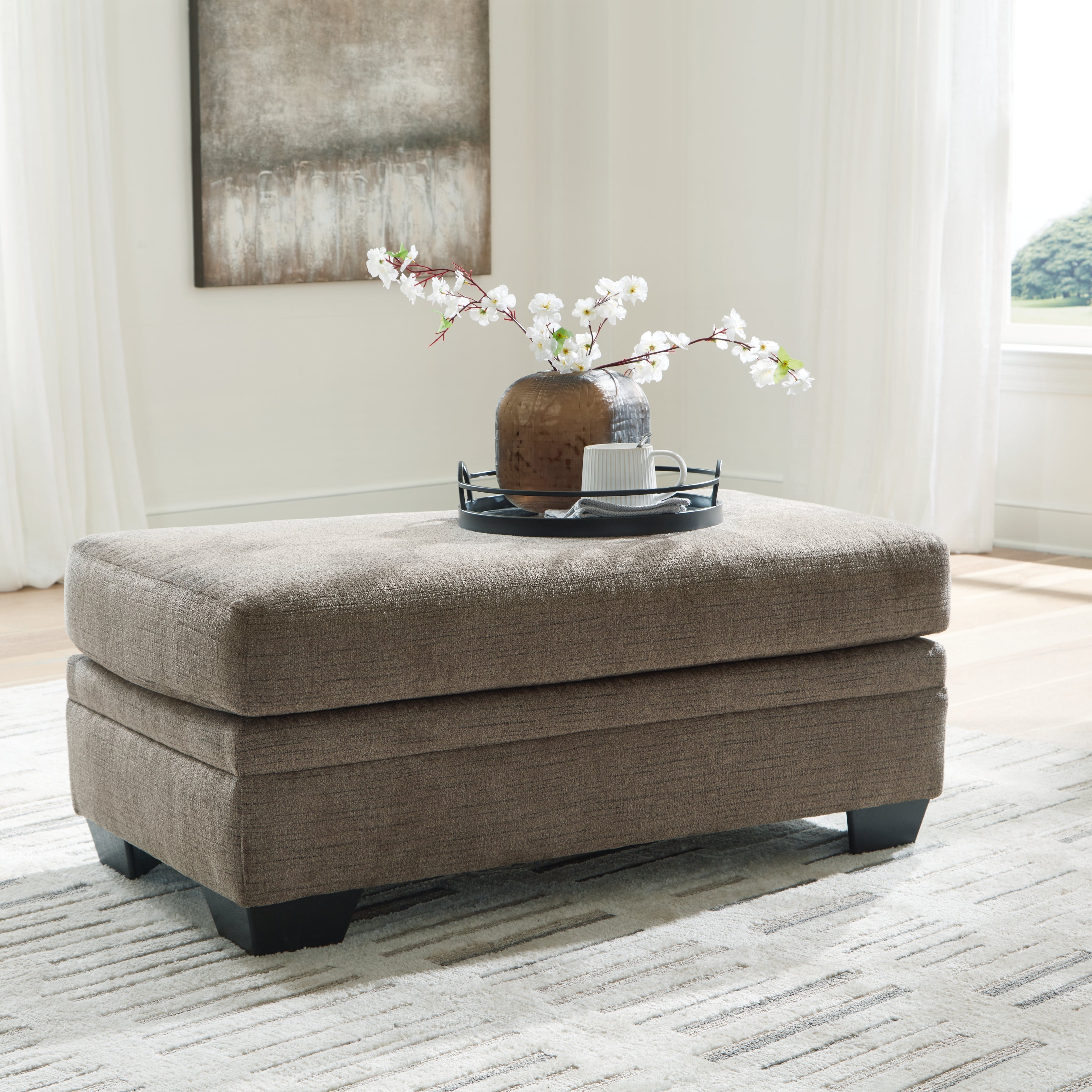 Elite Furniture Outlet - Ashley Furniture - Stonemeade Living Room - Ottoman / Nutmeg - 5950514