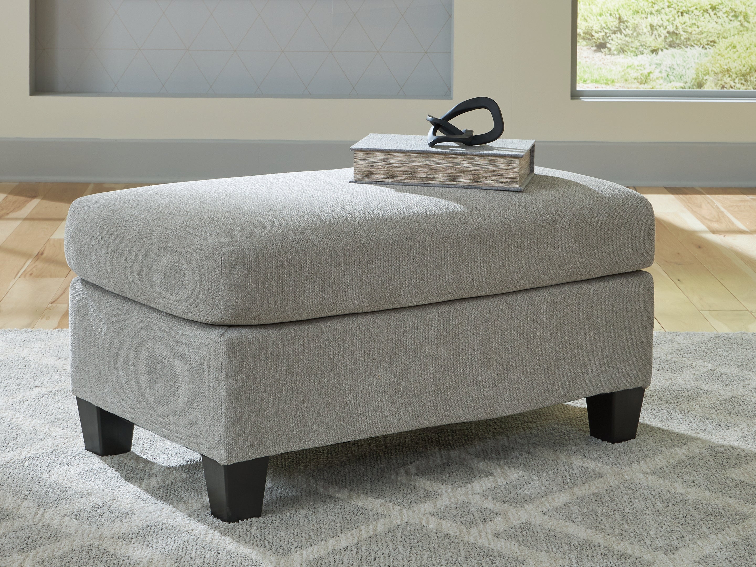 Elite Furniture Outlet - Ashley Furniture - Willarae Living Room - Ottoman / Taupe - 5980314