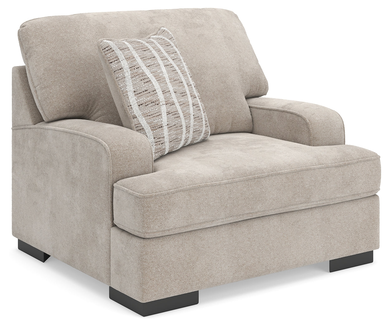 Elite Furniture Outlet - Ashley Furniture - High Profile Living Room - Chair and a Half / Taupe - 5990223