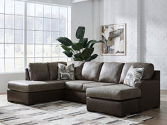 Elite Furniture Outlet - Ashley Furniture - Castille Way Sectional - RAF 2-Piece Sectional with Chaise - PC62703S1