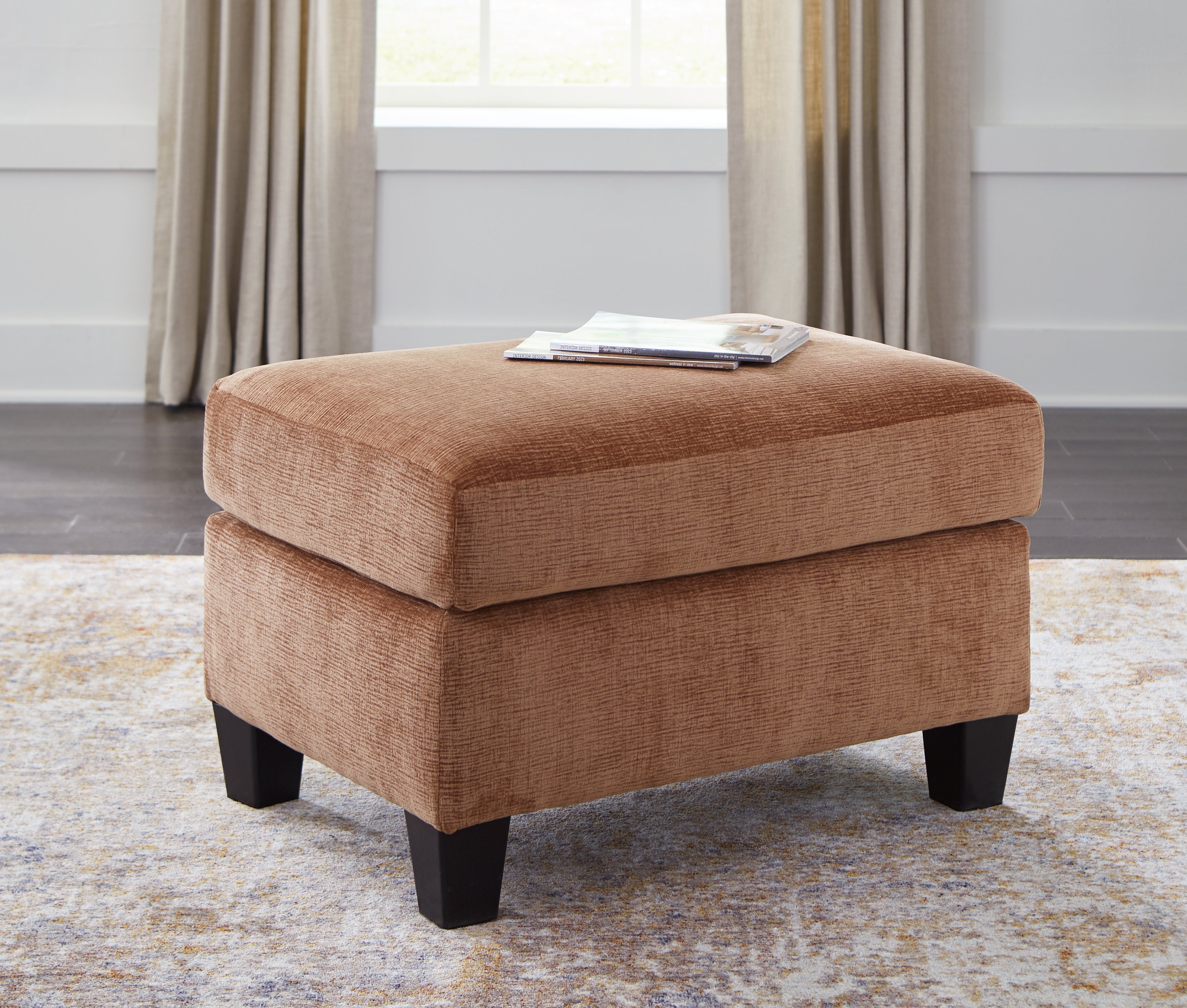 Elite Furniture Outlet - Ashley Furniture - Amity Bay Living Room - Ottoman / Clay - 6720414